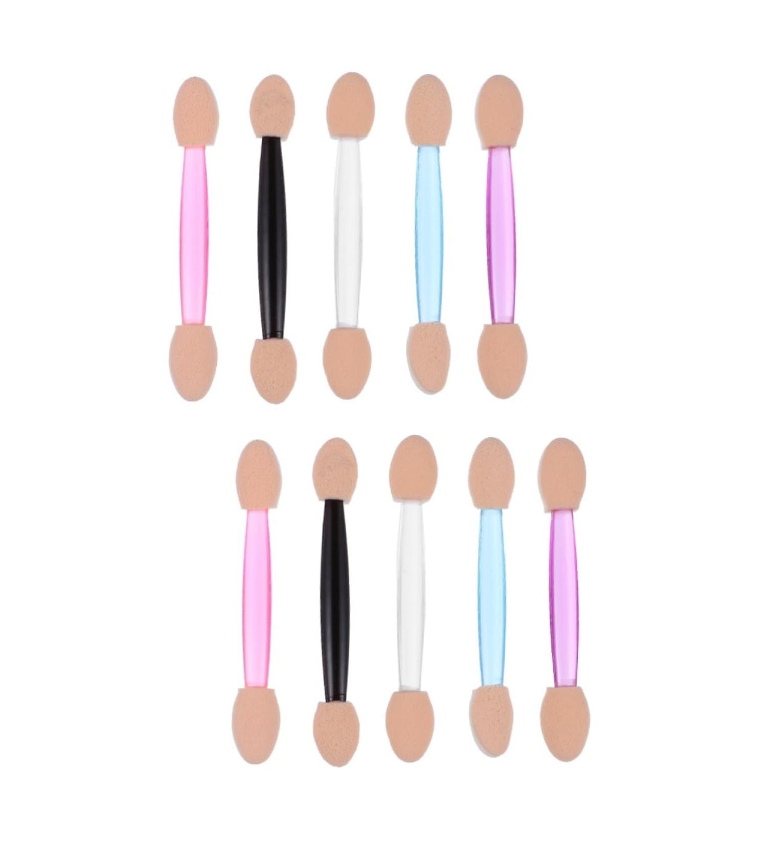 FOMIYES 500 Pcs 5 Boxes Double Ended Eyeshadow Brush Eye Shadow Applicator Eye Shadow Sponge Non Latex - Buy Online on GoSupps.com