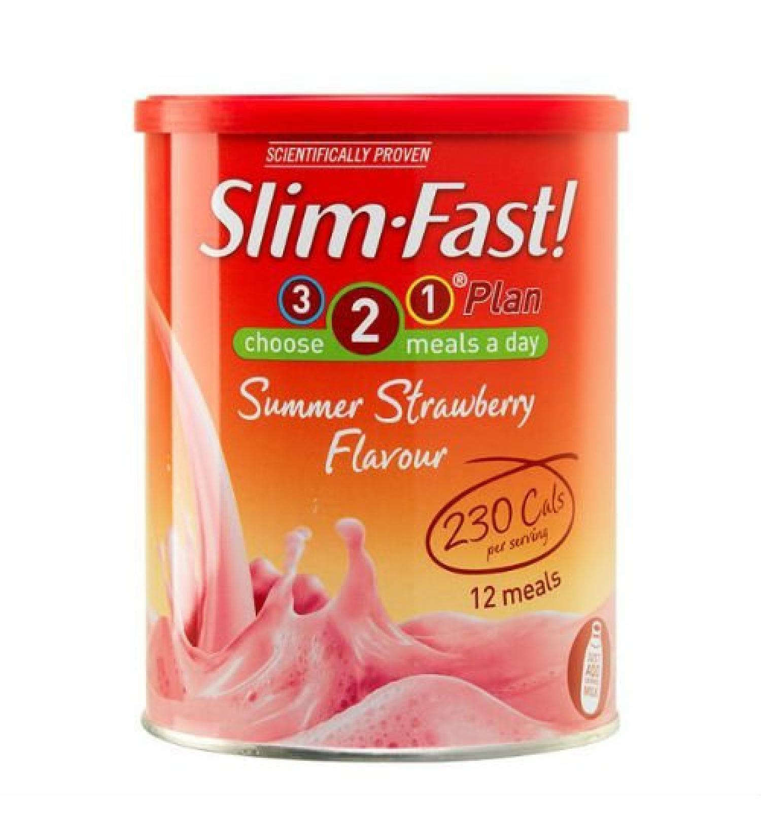 SlimFast Slim Fast Strawberry Powder 438g