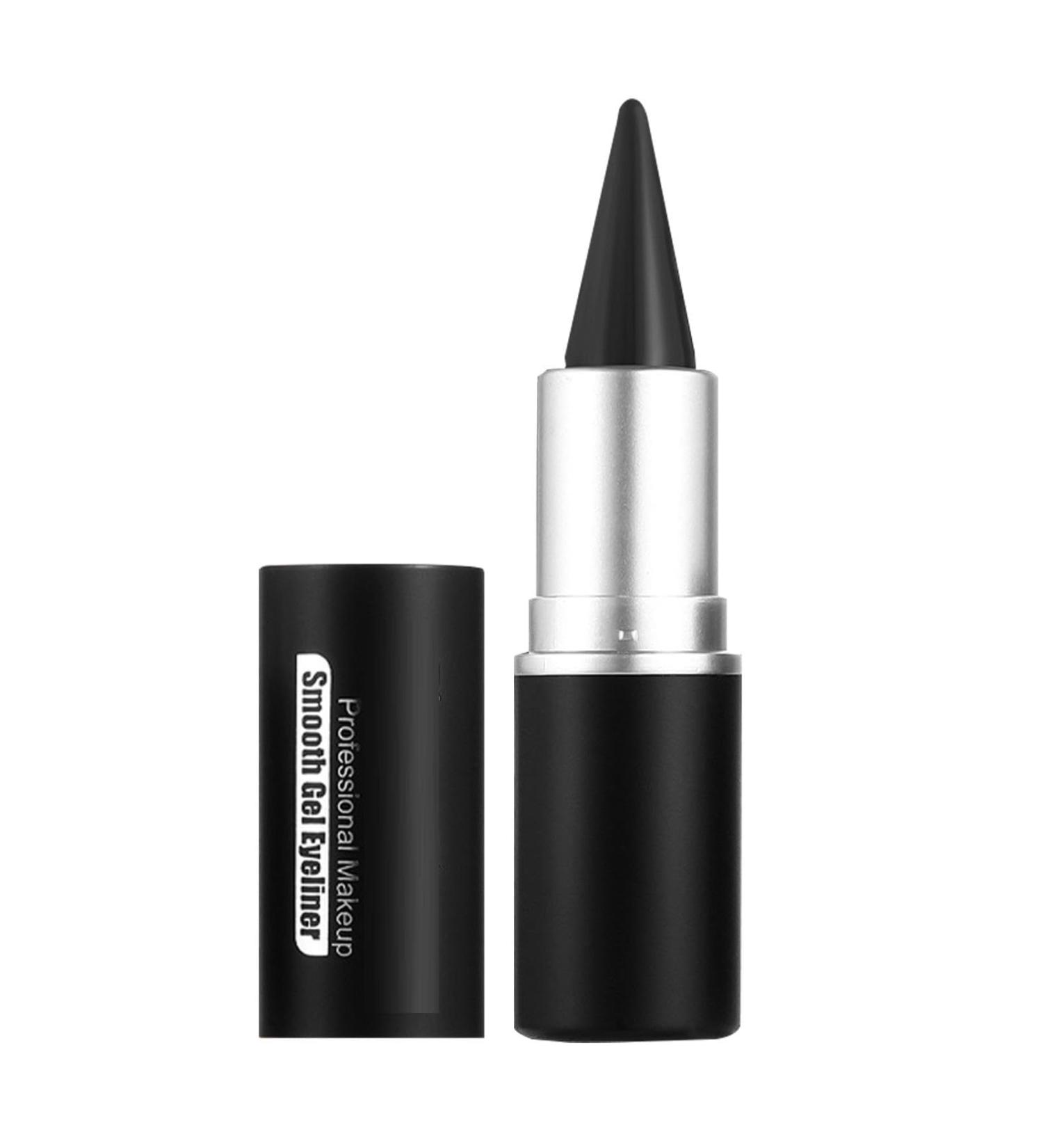 Long Wear Gel Eyeliner - 1-Pc Natural Black Eyeliner Cream | Black Eyeliner Pencil | 3g Eye Liner Waterproof | Waterproof Eyeliner Pencil | Natural Cream Eye Liner For Makeup Show Date 1# - Buy Online on GoSupps.com