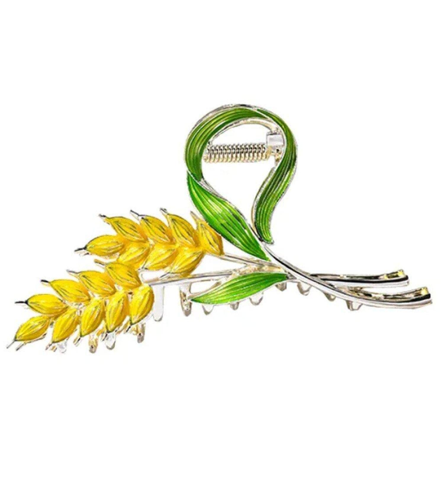 Alloy Hair Claws Clip Wheat Spike Hair Claw Elegant Ponytail Claw Clip Non-Slip Hair Catch Barrette Fashion Hair Accessories Style2 - Buy Online on GoSupps.com