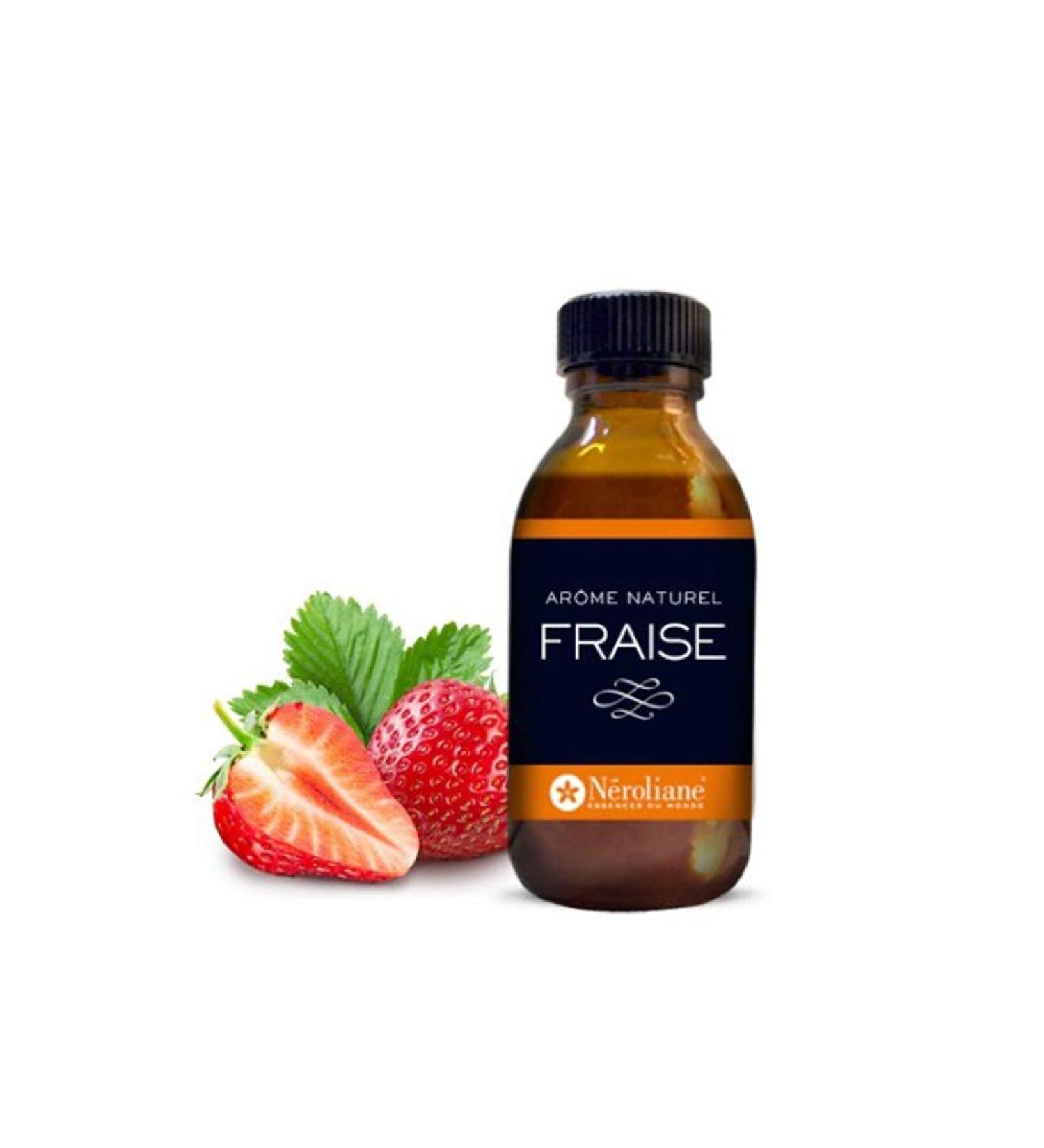 Néroliane Natural Strawberry Flavor 250 ml (without Coloring - No Preservative)