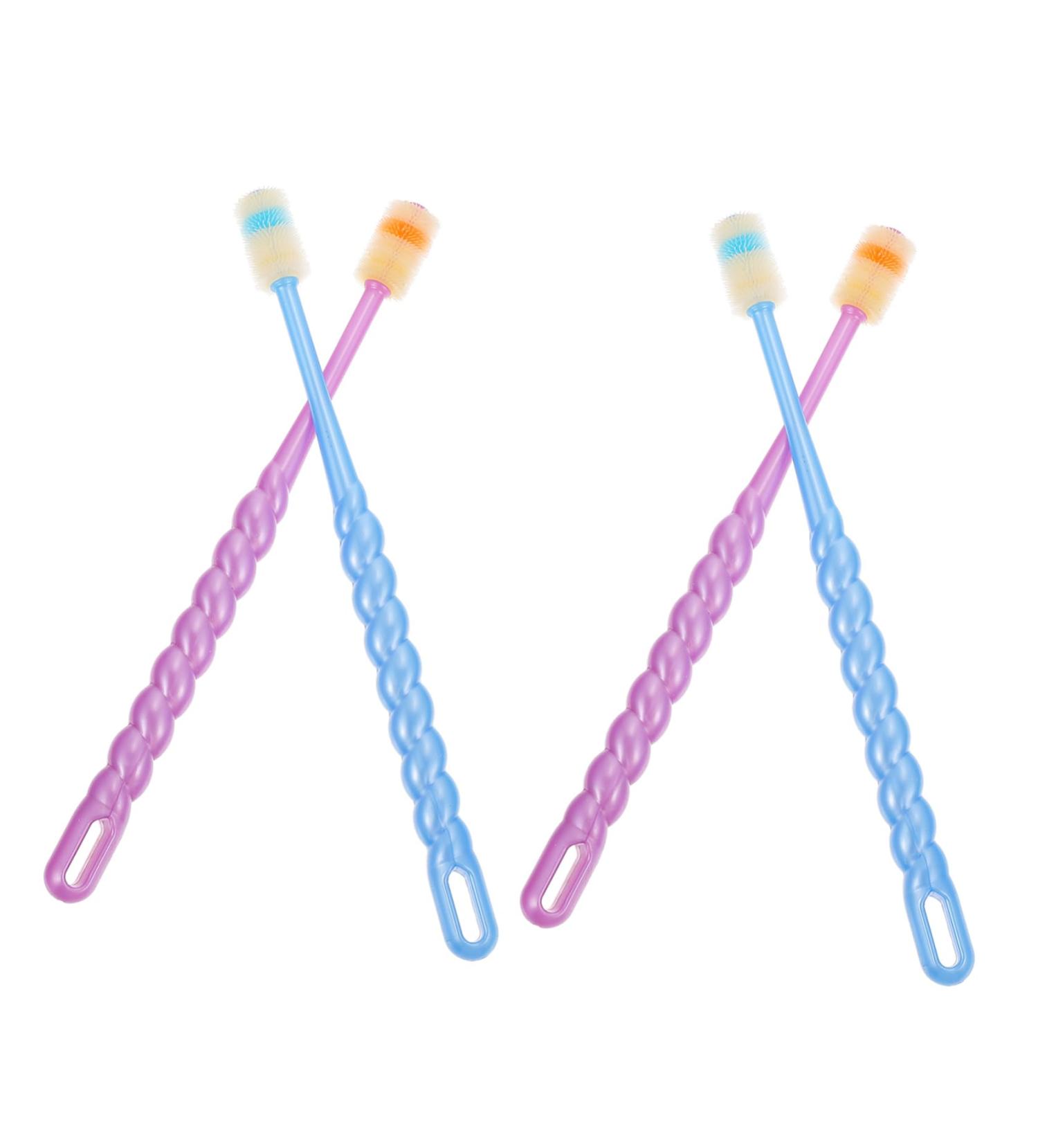 Minkissy 8 STK Soft Bristle Toothbrushes for Kids - Silicone Finger Holder Toothbrushes for Gentle Baby Oral Care - Buy Online on GoSupps.com
