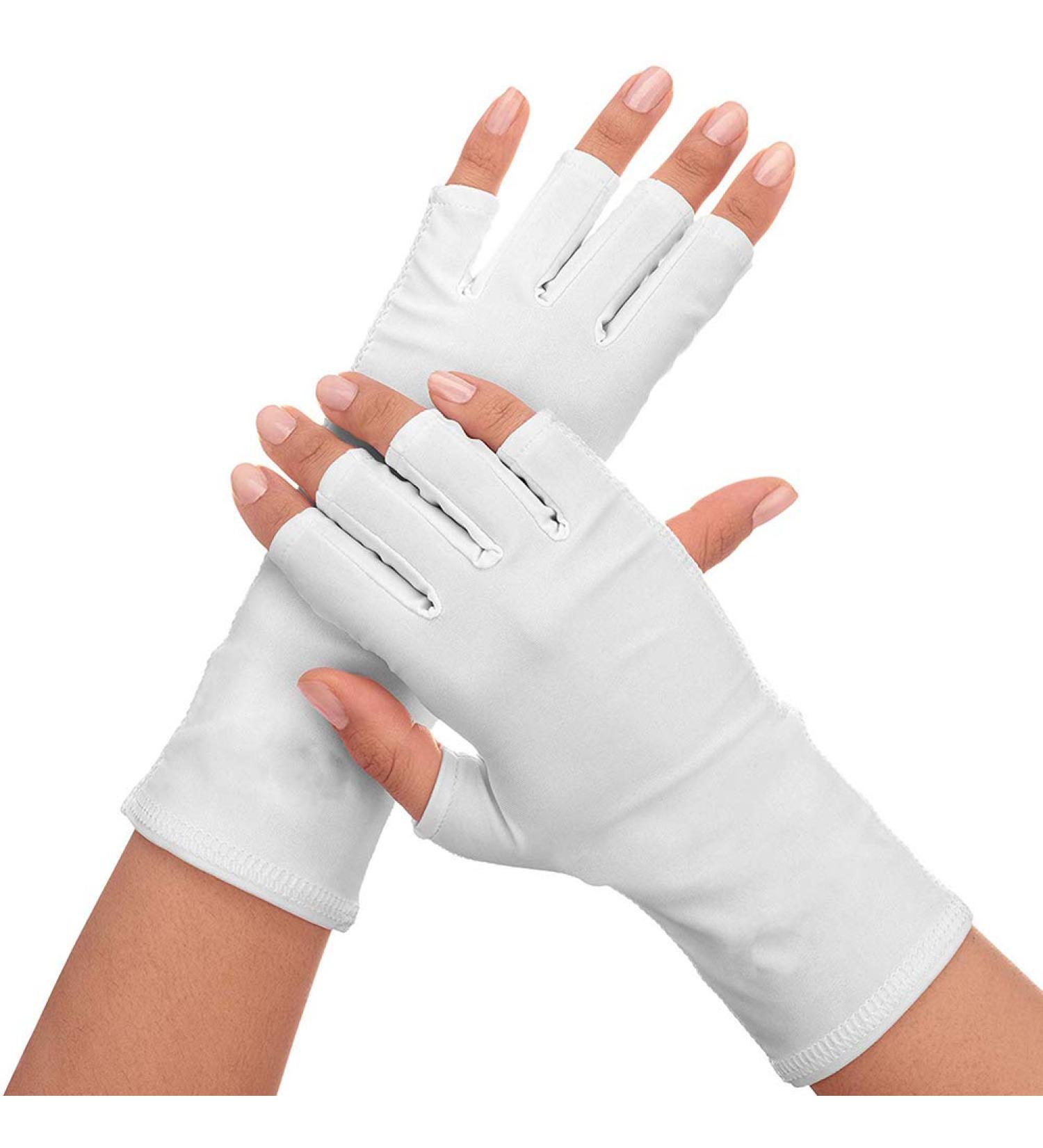 Ruluti UV Shield Gloves for Nail Art - Anti-UV Protective Driving Gloves for Manicure & Drying - Buy Online on GoSupps.com