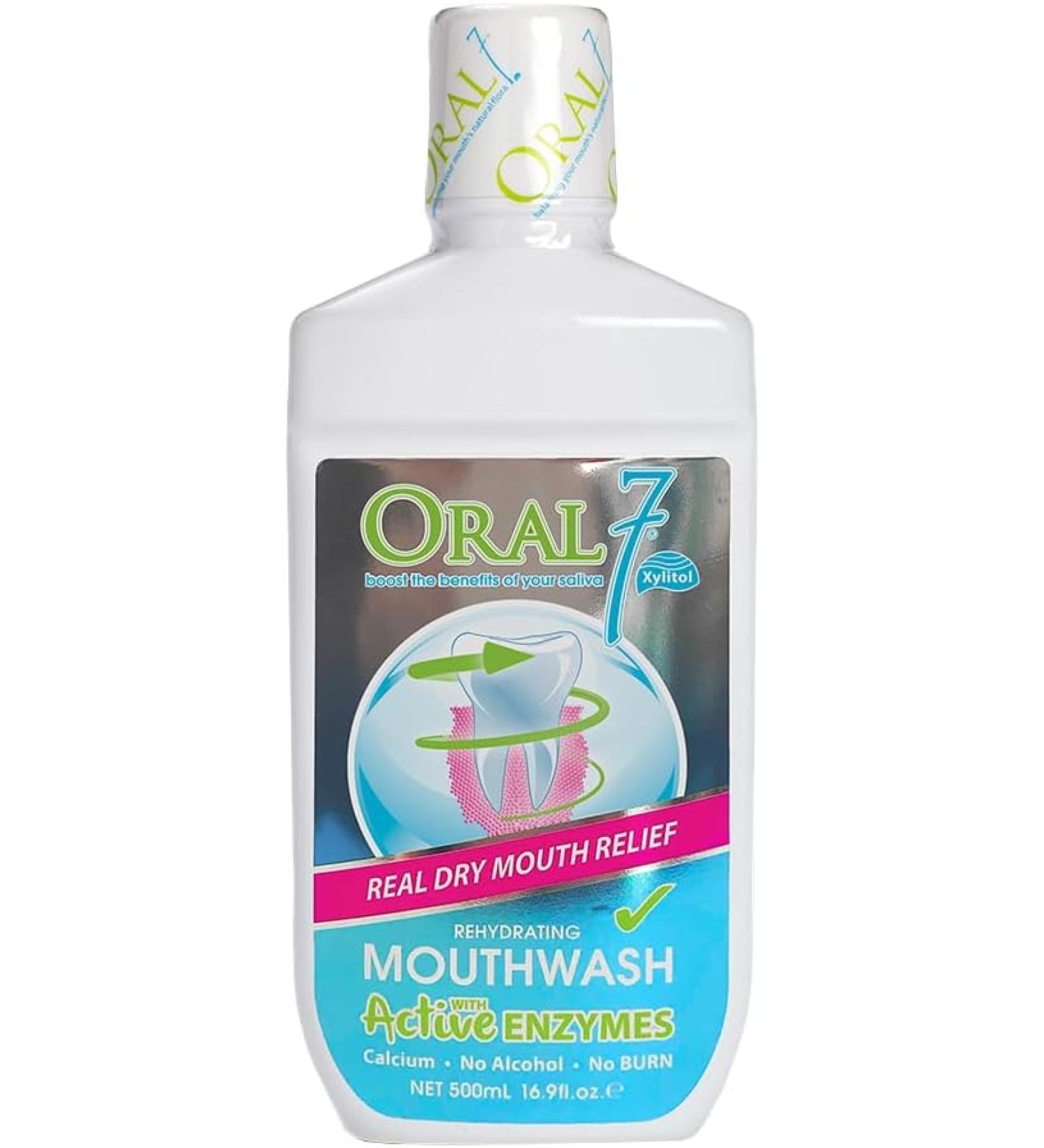 Oral Seven Mouthwater 500ml - Refreshing Mouthwash for Fresh Breath | International Shipping Available - Buy Online on GoSupps.com
