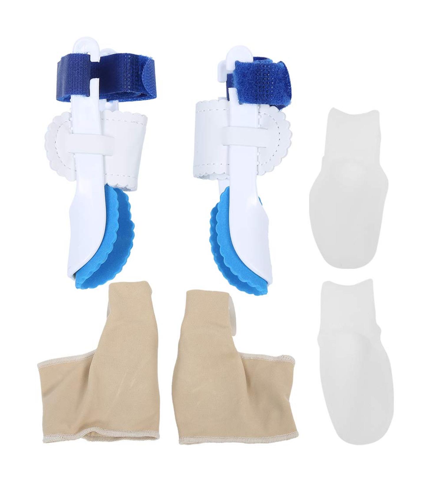 Anggrek Bunion Corrector - 6 Piece Hallux Valgus Adjustable Corrector for Men & Women | Relief for Ballenzeh & Großzie Joint - Buy Online on GoSupps.com