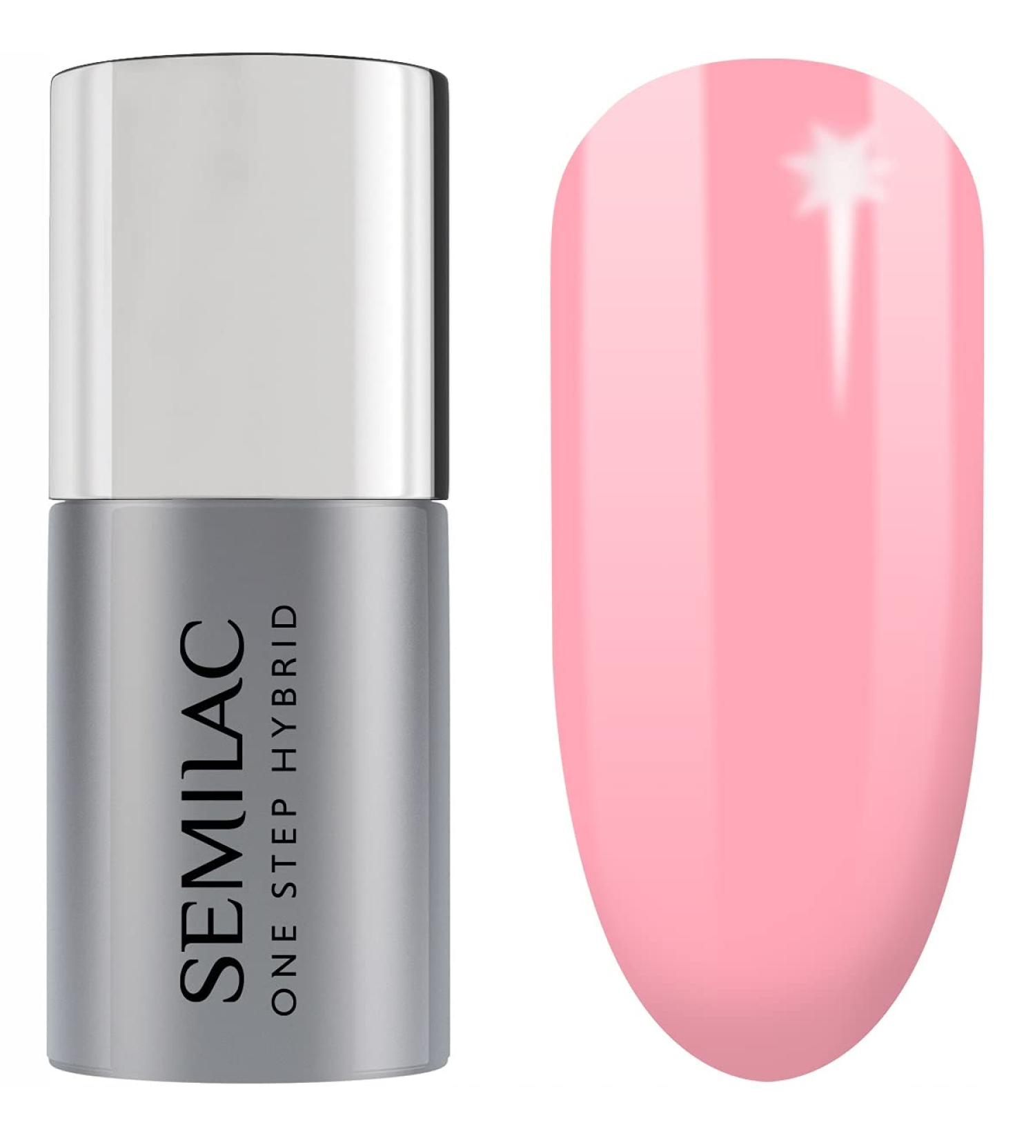 S630 Semilac One Step Hybrid Nail Polish 3in1 French Pink - 5ml UV LED Color - Buy Internationally - Buy Online on GoSupps.com