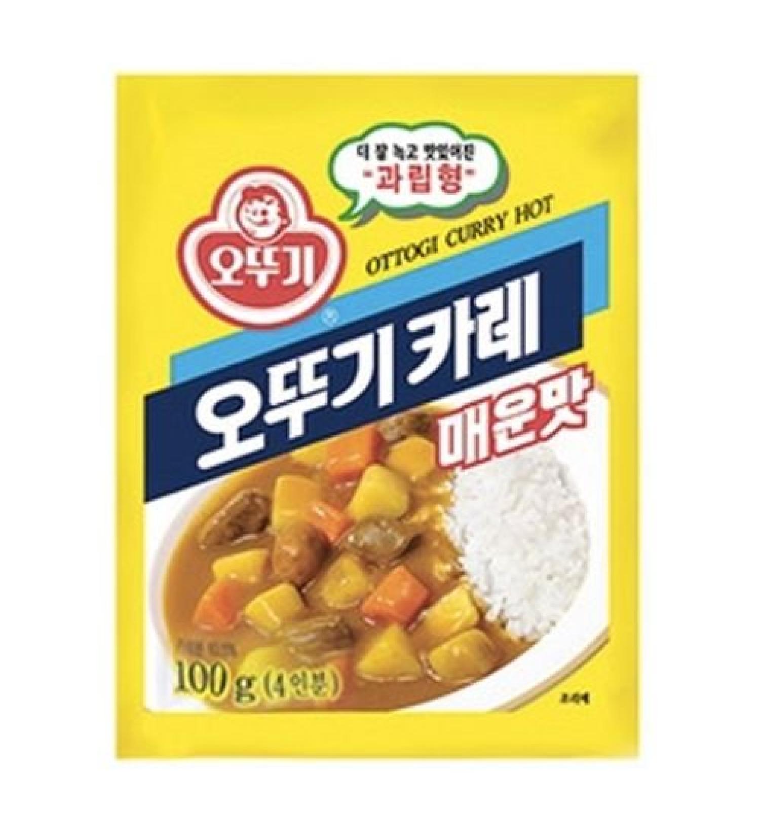 Ottogi instant curry sauce hot 100 g
