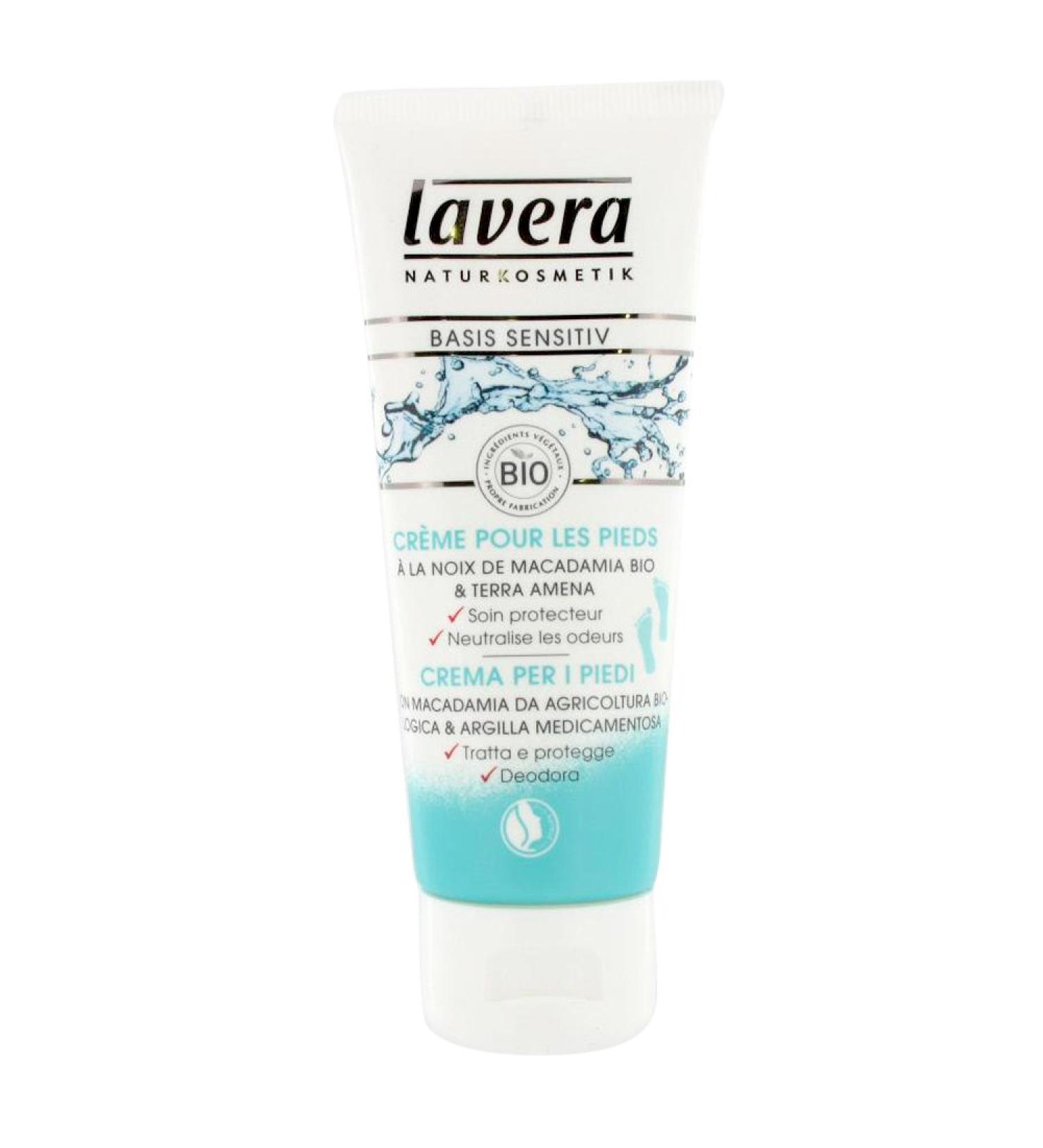 Lavera Foot cream Macadamia and Terra amena BASIS 75 ml