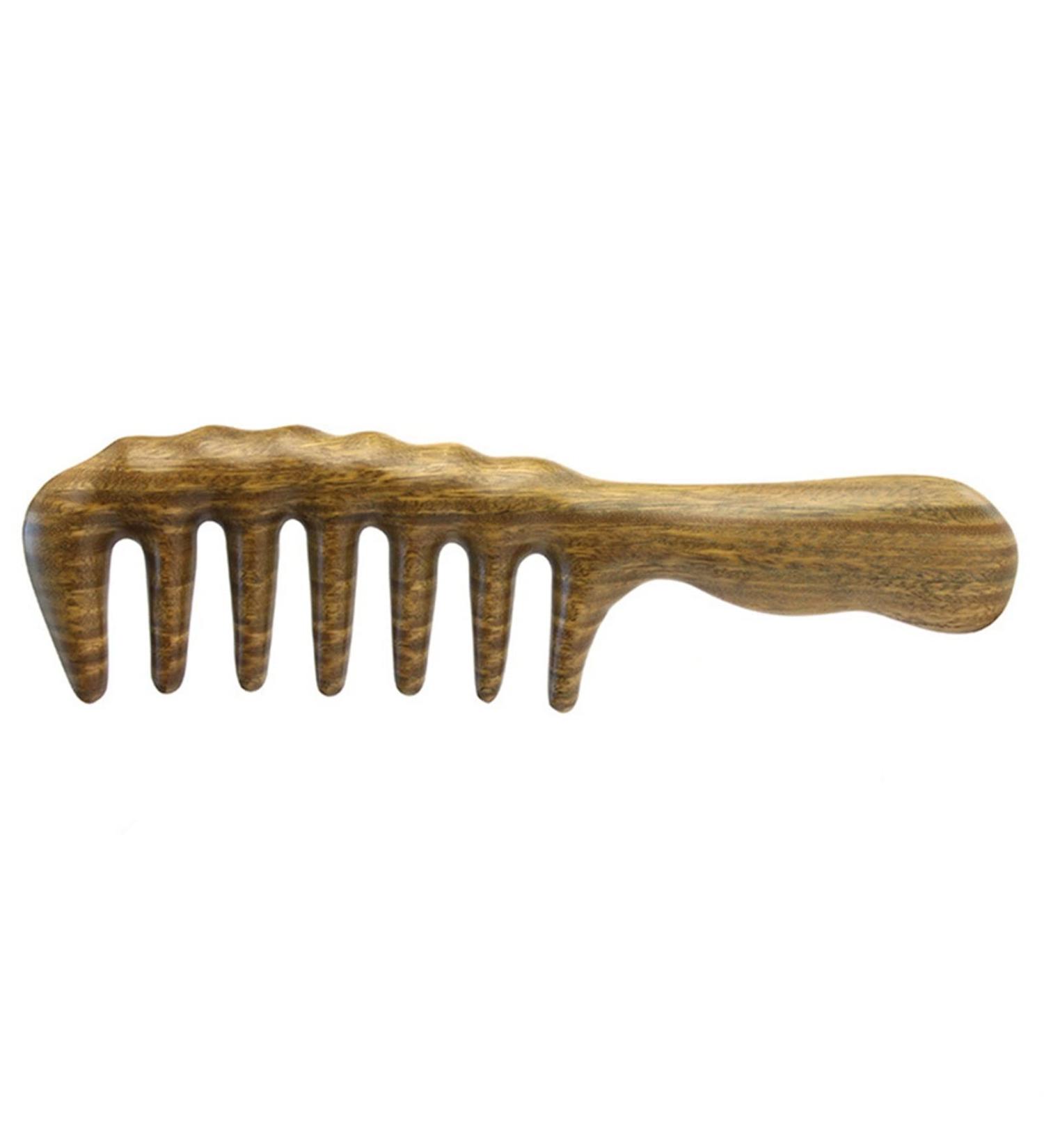 Comb Hair Removal Beard Combing Black Curly Hair wooden comb - Buy Online on GoSupps.com