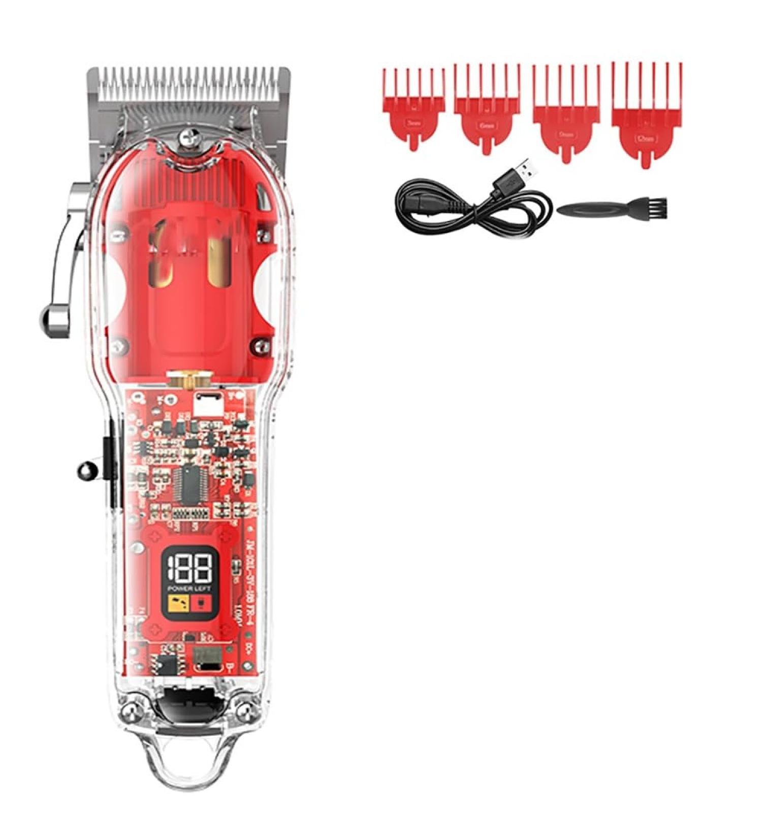 Adjustable Cordless Hair Clipper - Professional Rechargeable Hair Cutting Tool for Men & Barbers | Powerful Electric Trimmer - Buy Online on GoSupps.com