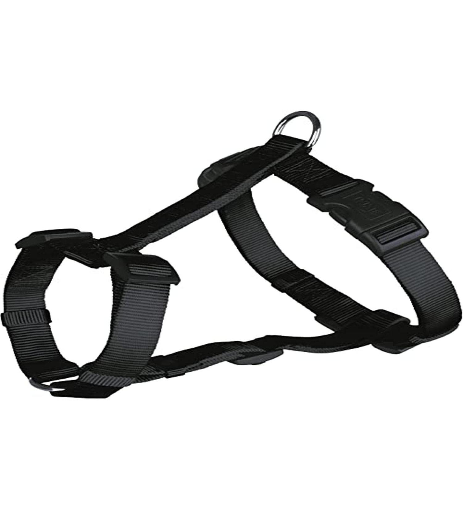 Trixie Classic H-dishes size S- M: breast circumference 40 65 cm/15 mm in black- adjustable guide dishes with breaststeg neck and belly belt for small dogs 14311 black 1 piece (1 Pack)
