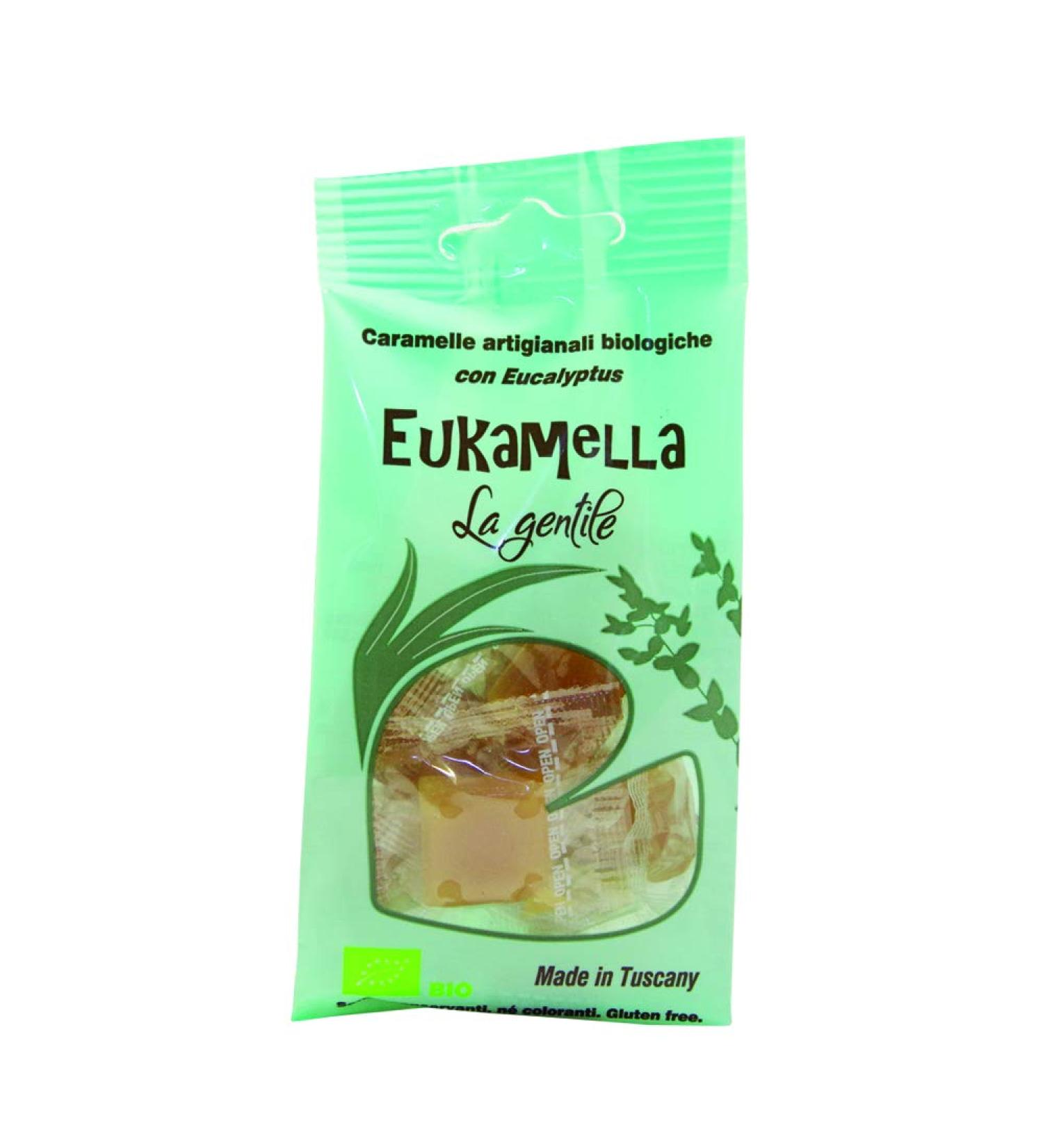 OLIGEA Eukamella La Gentile 40g - 100% organic artisanal candies with Tuscan eucalyptus extracts - MADE IN TUSCANY
