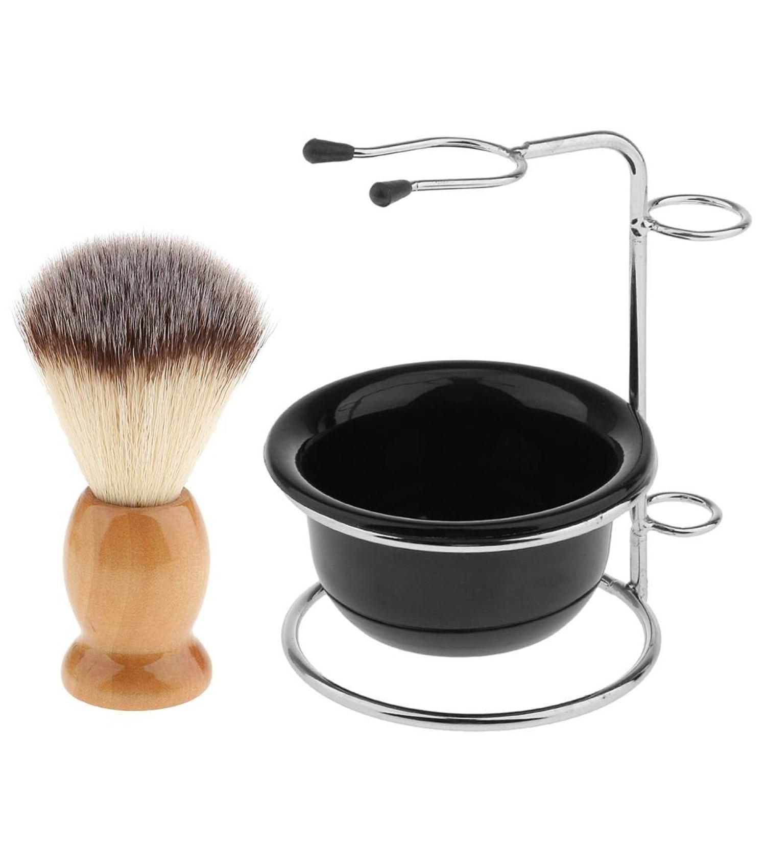 Harilla Durable Wooden Shaving Brush Bowl Set - Perfect for Daily Grooming | Premium Quality & International Shipping - Buy Online on GoSupps.com