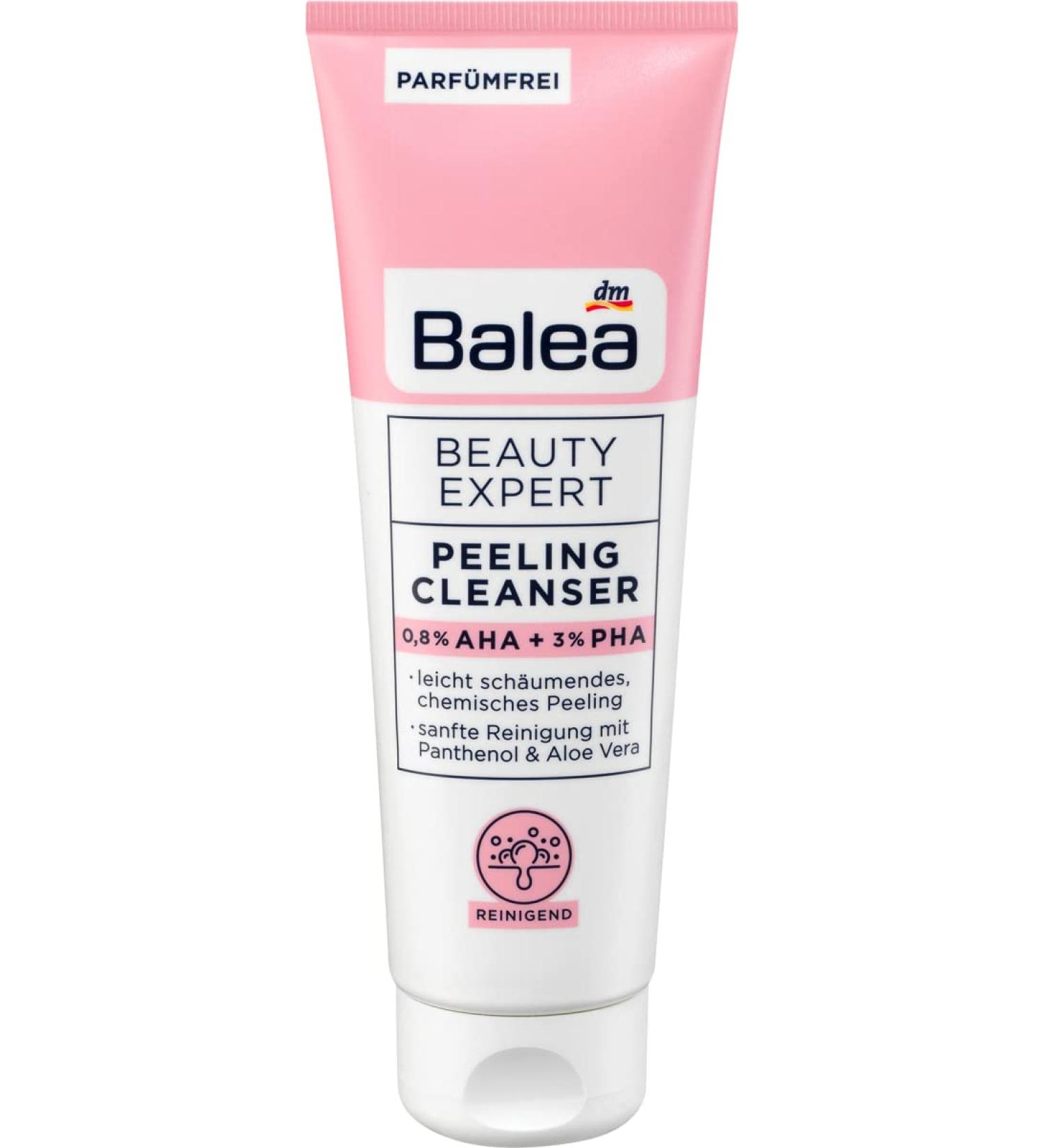 Balea Beauty Expert Peeling Cleanser 0.8% AHA & 3% PHA 125 ml - Buy Online on GoSupps.com