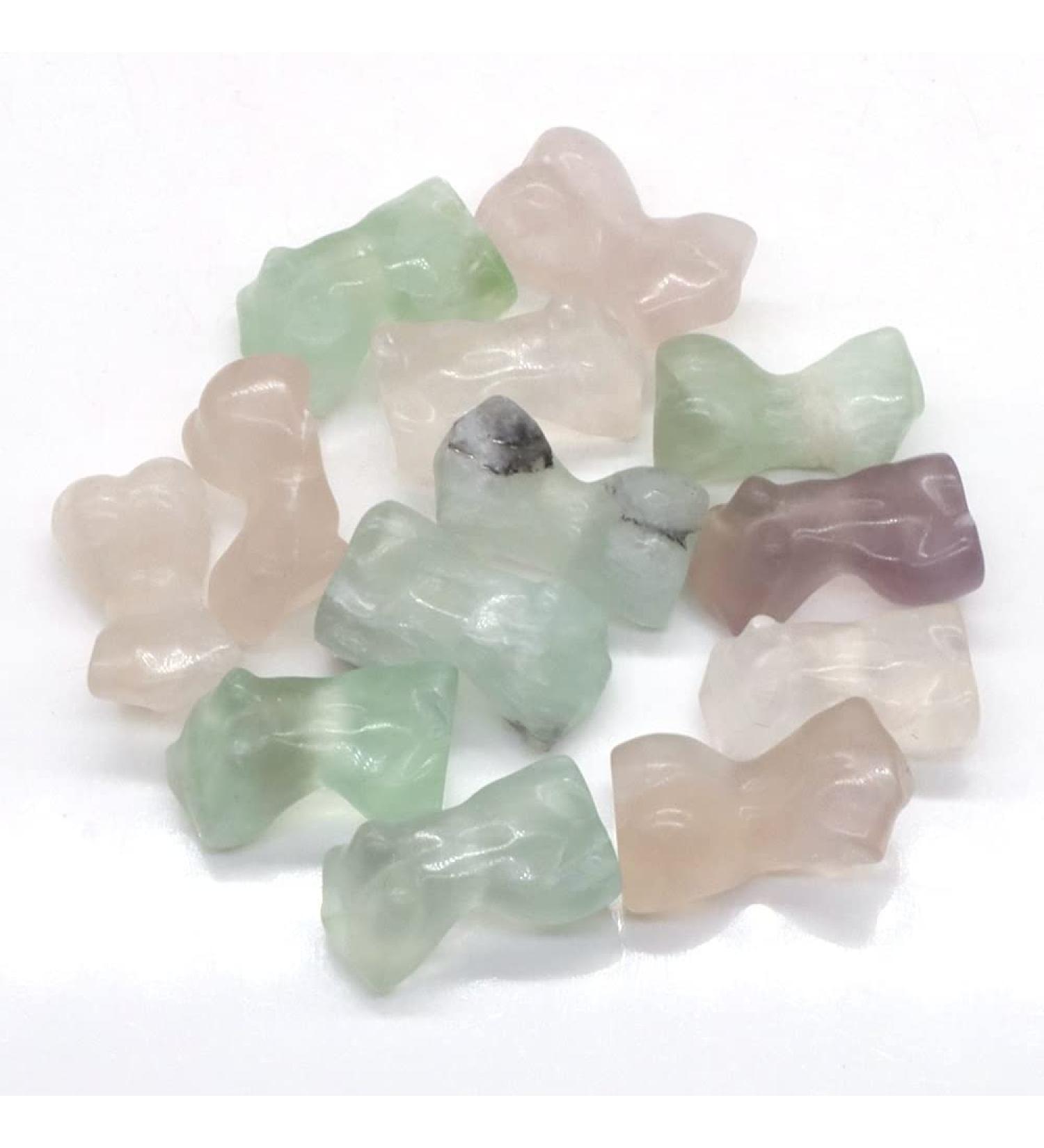 1.2" Natural Crystals Women Modern Statue Naked Art Sex Lady Body Stone Carved Gemstone Collectible Home Decoration Crystal - Buy Online on GoSupps.com