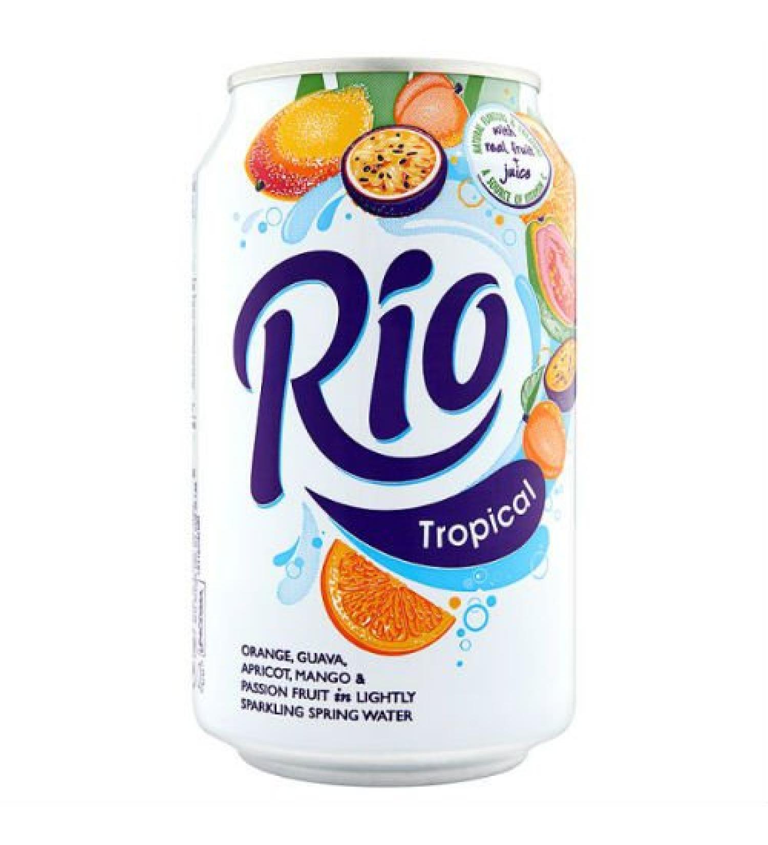 Unknown Rio Tropical Box of 24 330ml soft drinks