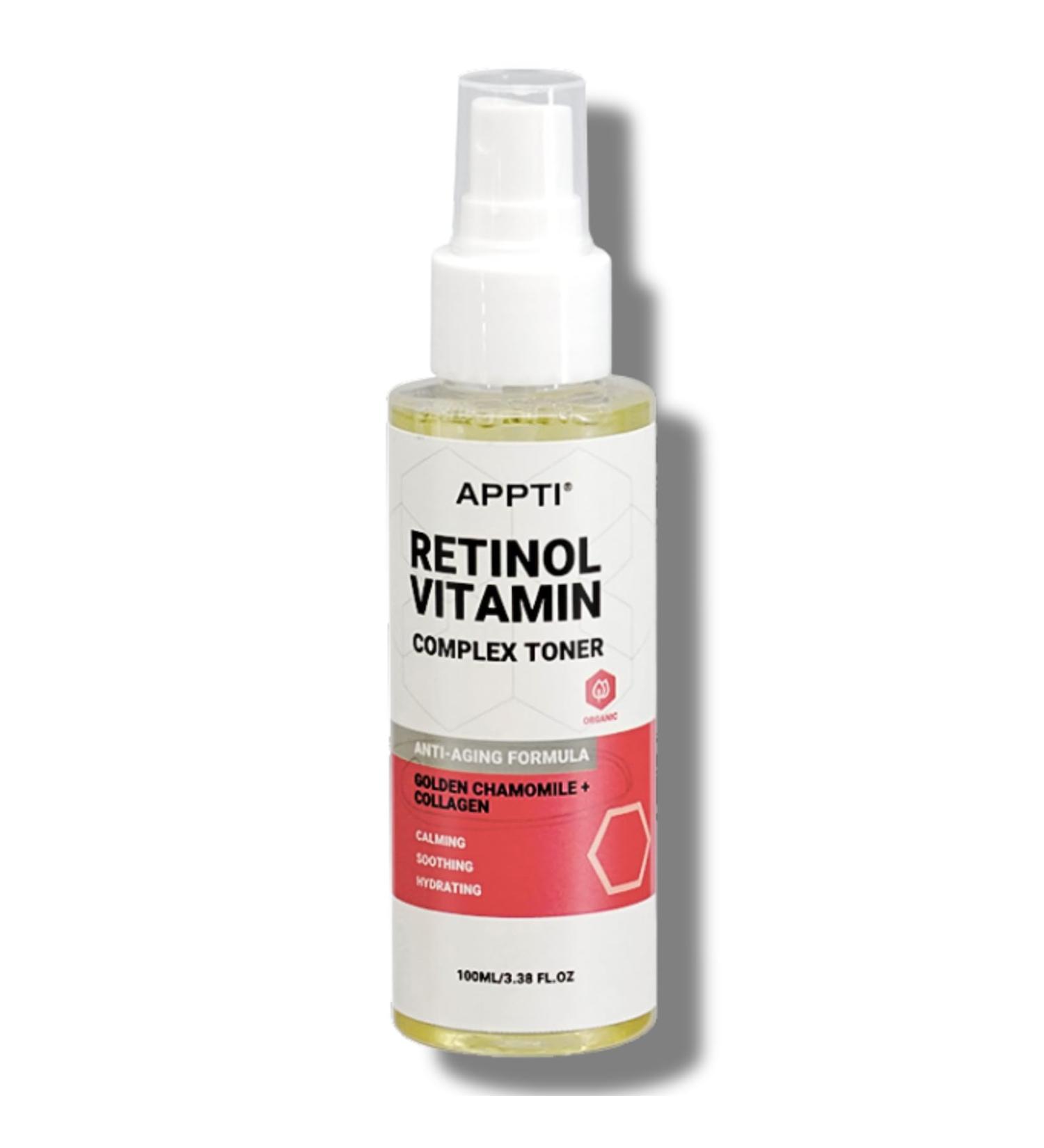 IZBEAUVO Retinol & Vitamin Complex Toner Pore Minimizer Facial Toner Hydrating Face Mist with Hyaluronic Acid Facial Mist for Women Anti-Aging & Calming Soothing & Brighting Skin Care - Buy Online on GoSupps.com