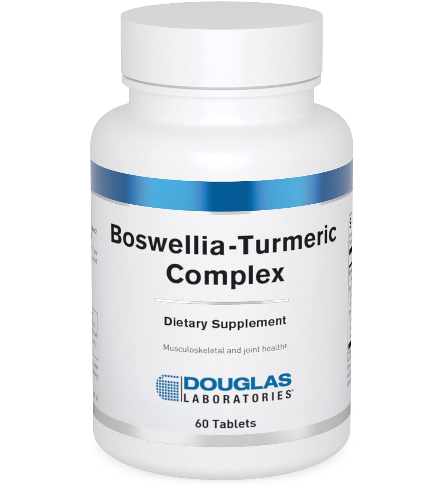 Douglas Laboratories Boswellia-Turmeric Complex | Joint and Muscle Recovery Support | 60 Tablets - Buy Online on GoSupps.com