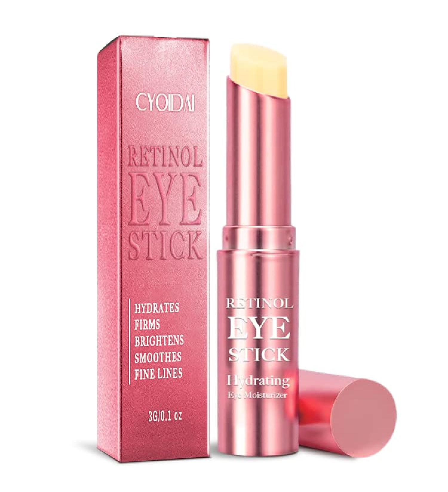 Retinol Eye Stick Cream for Dark Circles | Reduce Fine Lines & Wrinkles | Puffiness & Brightening Eye Balm Stick - Buy Online on GoSupps.com