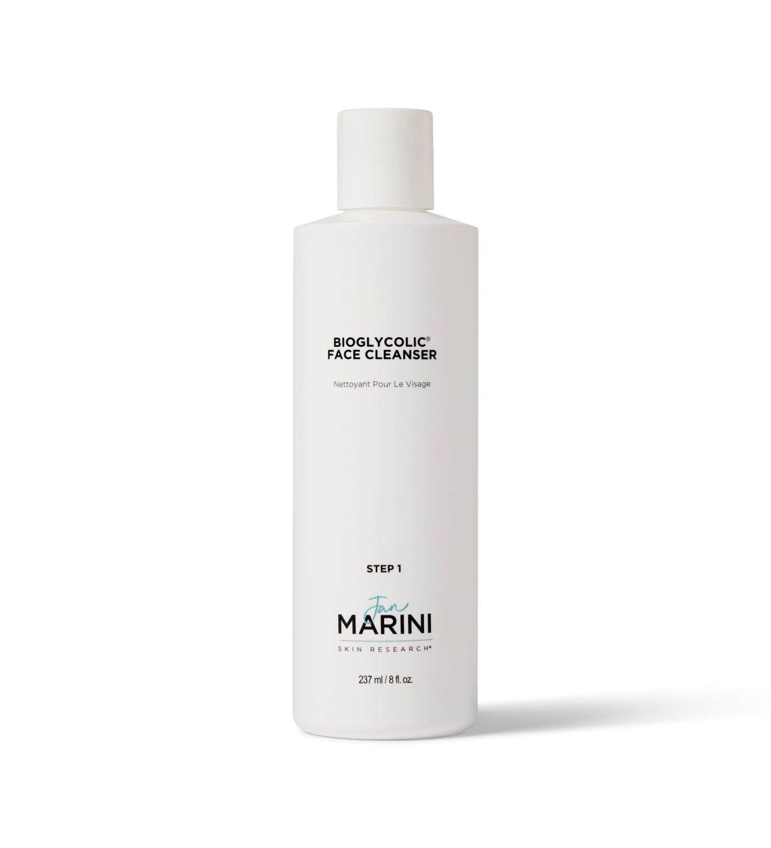 Jan Marini Bioglycolic Face Cleanser - Best Facial Wash for Oily Dry & Combo Skin - 8 fl oz - Personal Skincare & Beauty Care - Buy Online on GoSupps.com