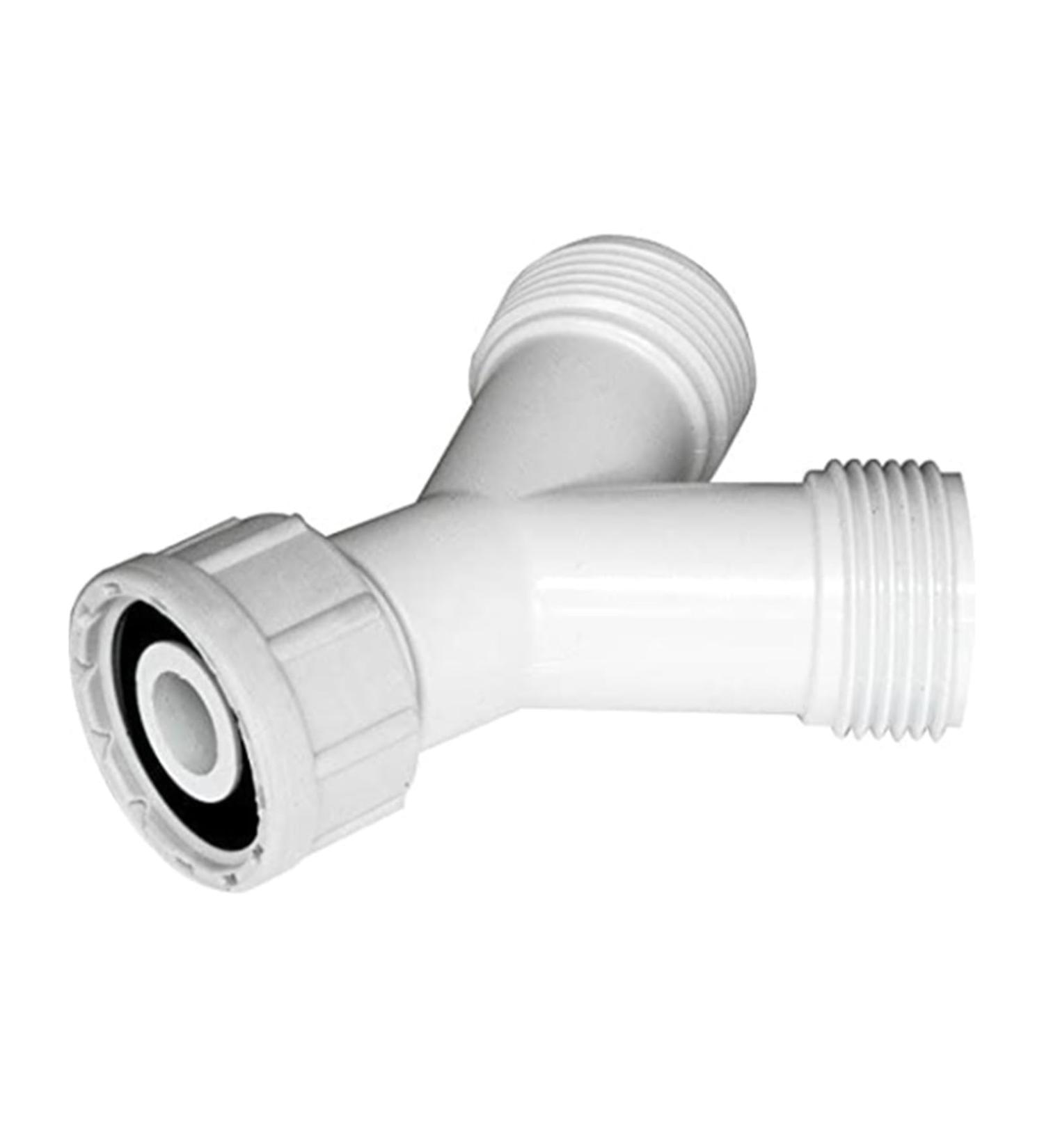 3/4 Y Splitter Connector Convenient & Y Connector Plastic for Washing Machine & Dishwasher Dishwasher Hose Connector - Buy Online on GoSupps.com