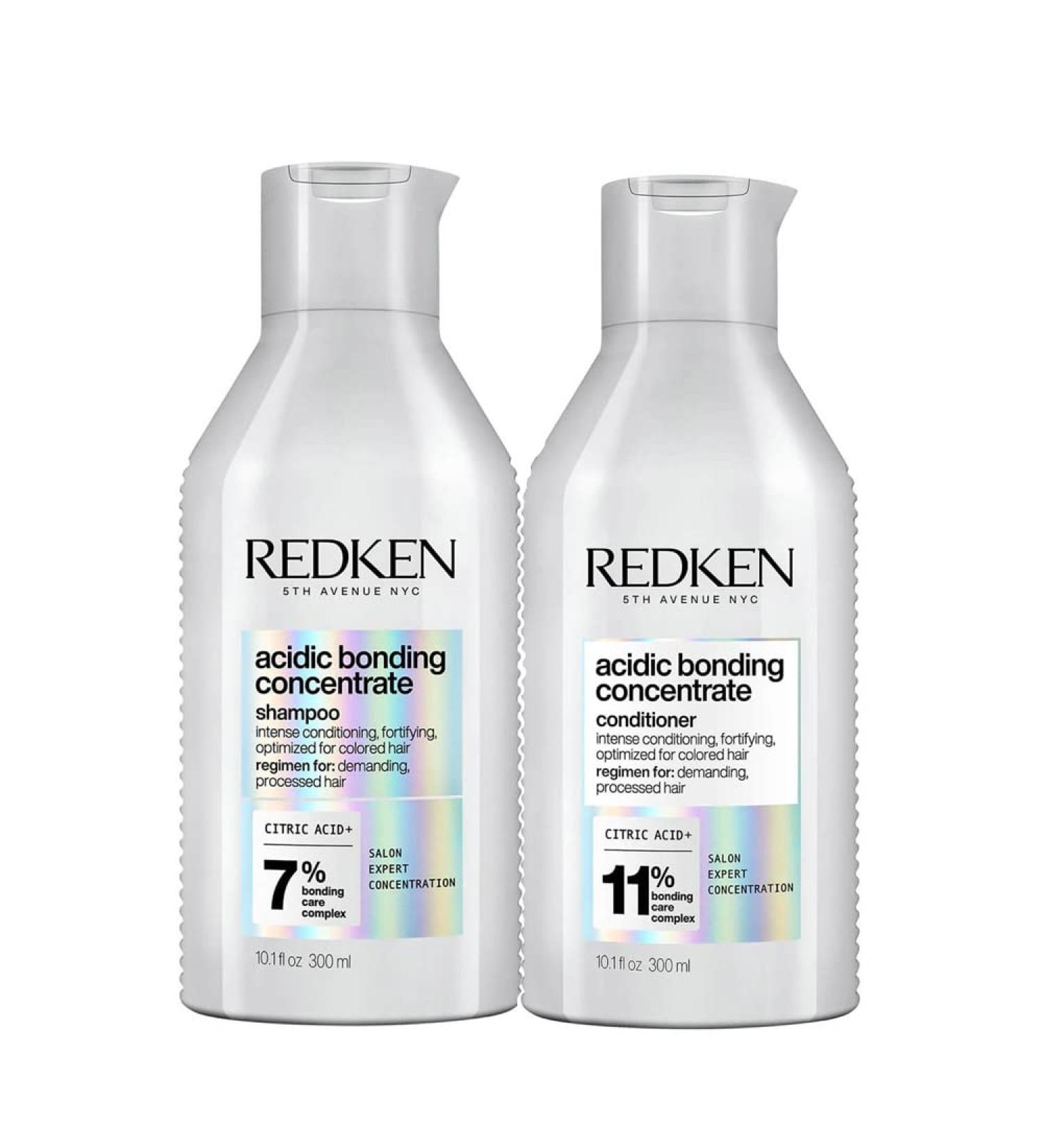 Redken Acidic Bonding Concentrate Shampoo 300ml and Conditioner 300ml Duo