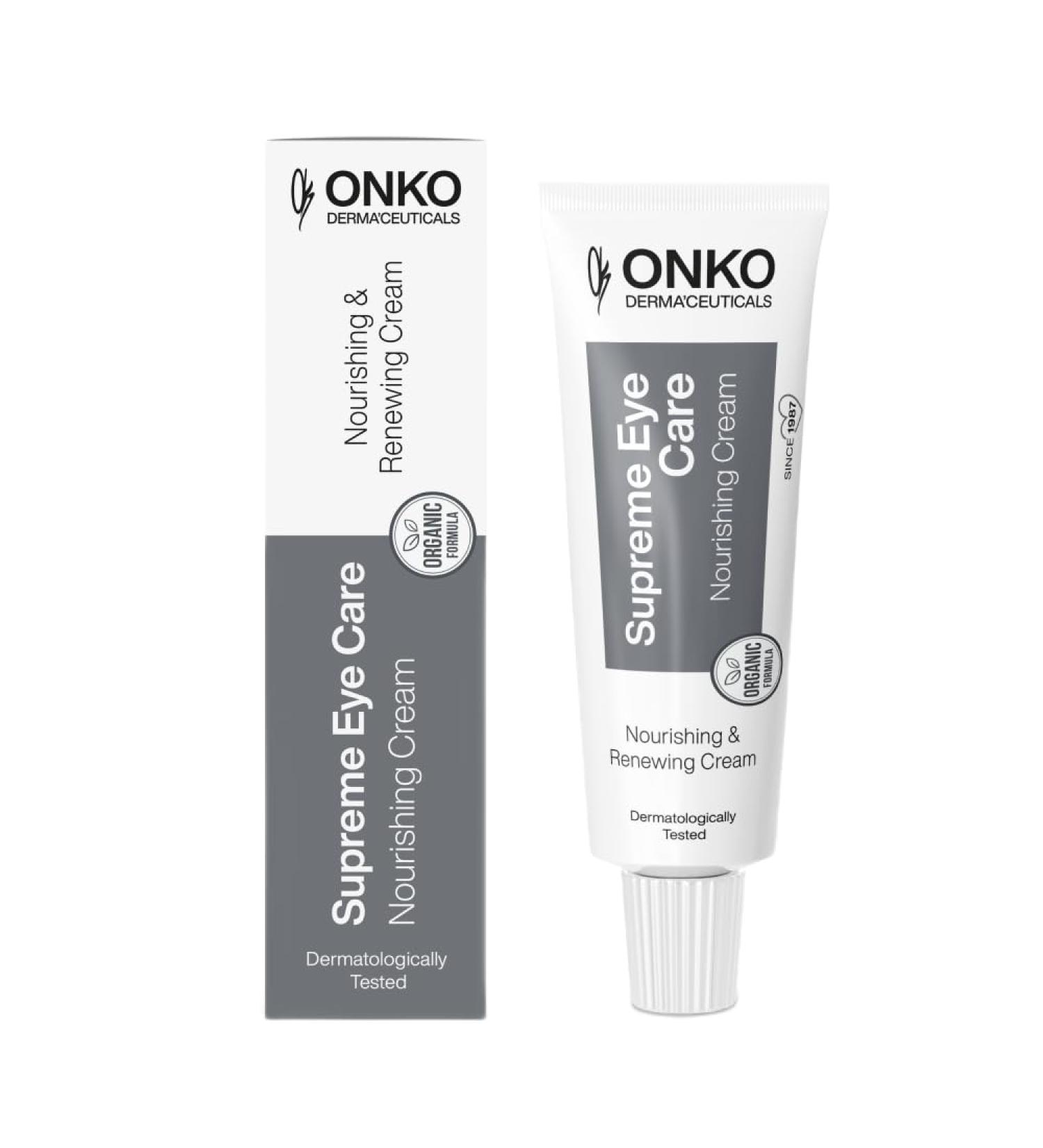 ONKO DERMA'CEUTICALS Nourishing Eye Cream Hyaluronic Acid Retinol Moisturizer Spot Treatment Dark Spot Correcting Radiance Serum Blemish Cleanser 15 ml - Buy Online on GoSupps.com