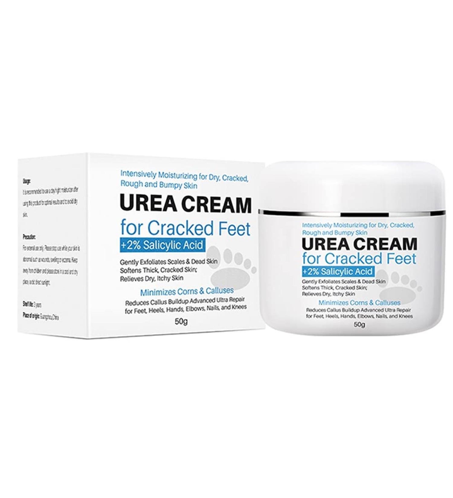 Mrinb 50g Foot Cream - Very Dry Feet Cream to Moisturize Deeply in the Skin Repairs Cracks and Softens Calluses - Buy Online on GoSupps.com