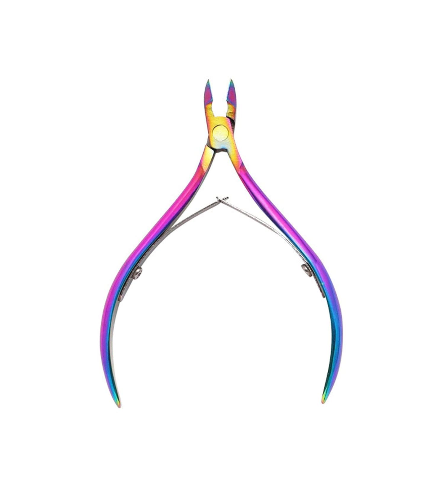SVAASA Nail Clippers Nail Cuticle Nipper Scissors Stainless Steel Rainbow Tweezer Clipper Dead Skin Remover Scissor Plier Pusher Nails Tools (Color : Purple) - Buy Online on GoSupps.com