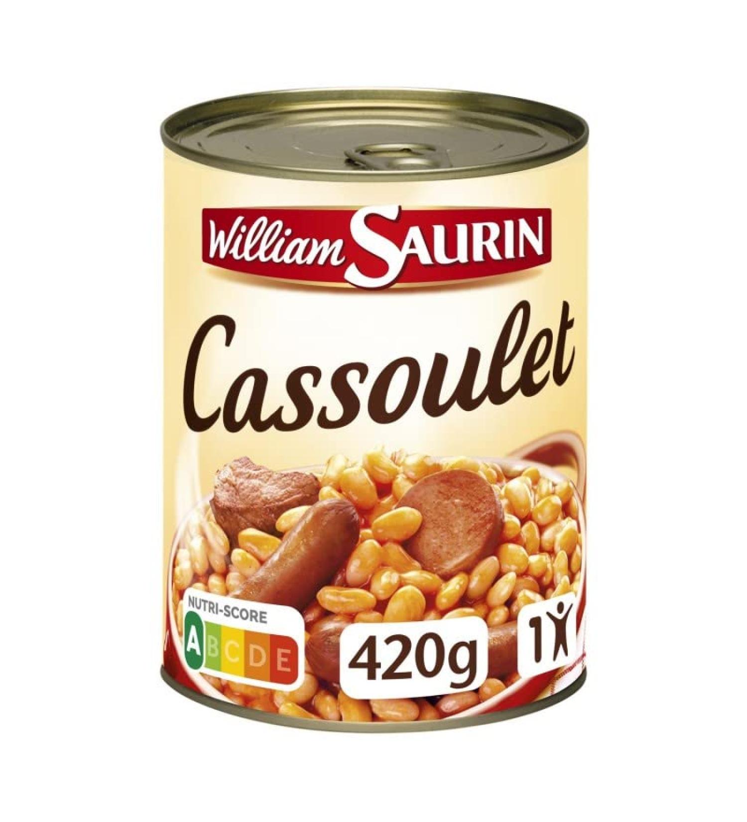 William Saurin 420g Mitonn Cassoulet - Set of 4 - Special Offer - Buy Online on GoSupps.com