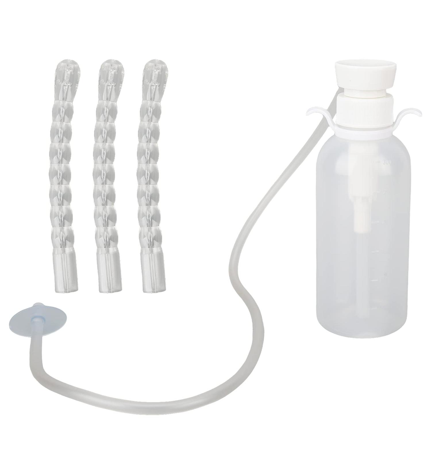 Reusable Vaginal Douche - Large Capacity 300ml Cleaner with 9 Holes Nozzles for Women - Eco-Friendly & Easy to Use - Buy Online on GoSupps.com
