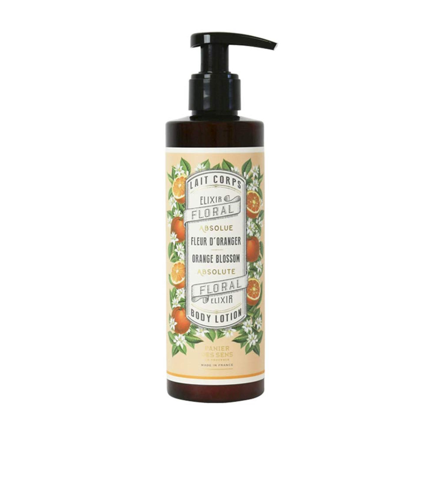 Panier des Sens Orange Blossom Shea Butter Body Lotion - 97% Natural - 8.45 Floz - Made in France - Buy Online on GoSupps.com