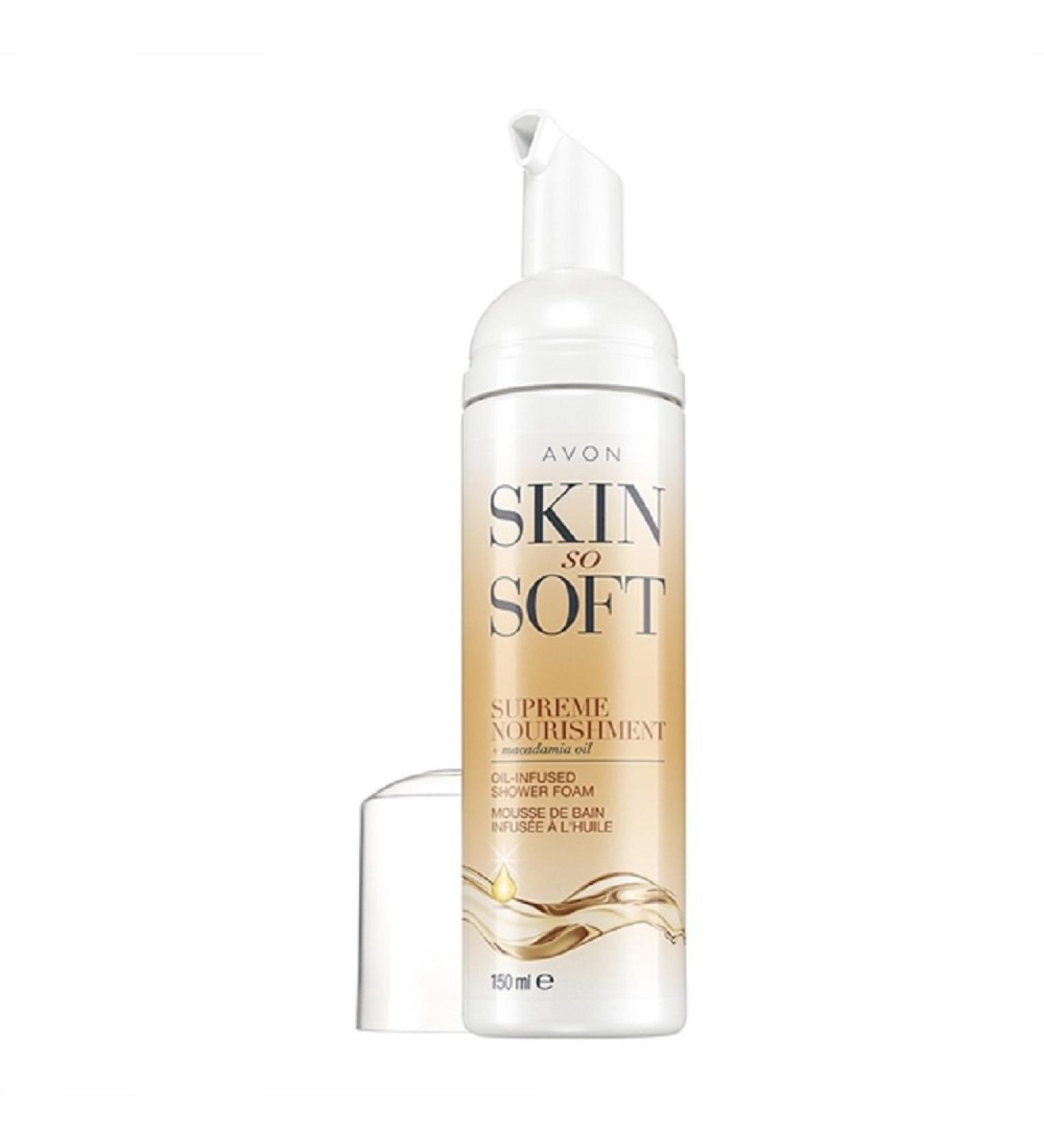 Avon Skin So Soft Supreme Nourishment Oil-Infused Shower Foam 150ml
