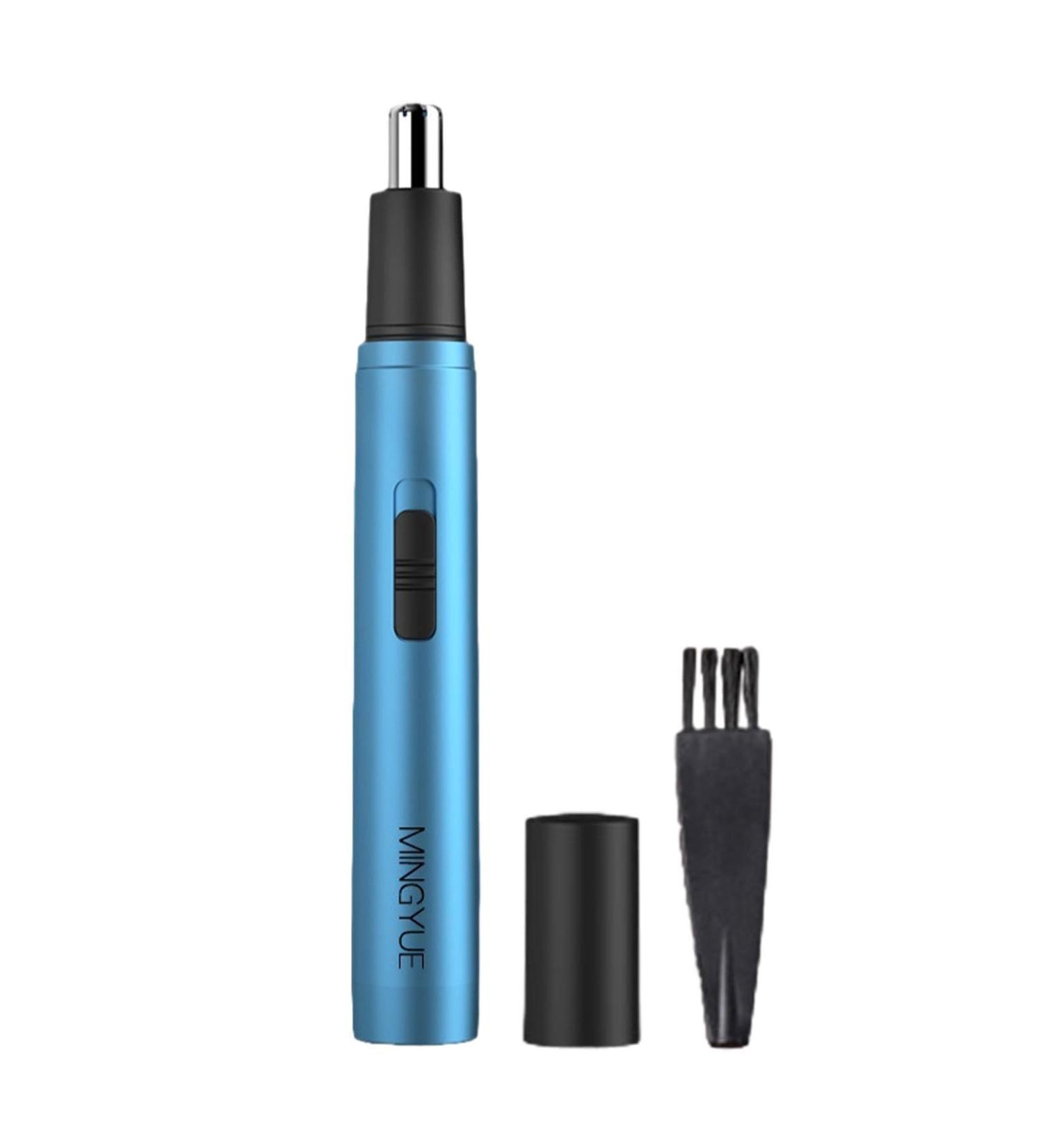 Nose trimmer Electric eyebrow trimmer for women edge facial hair trimmer waterproof nose hair trimmer for nose ear eyebrow beard Blue - Buy Online on GoSupps.com