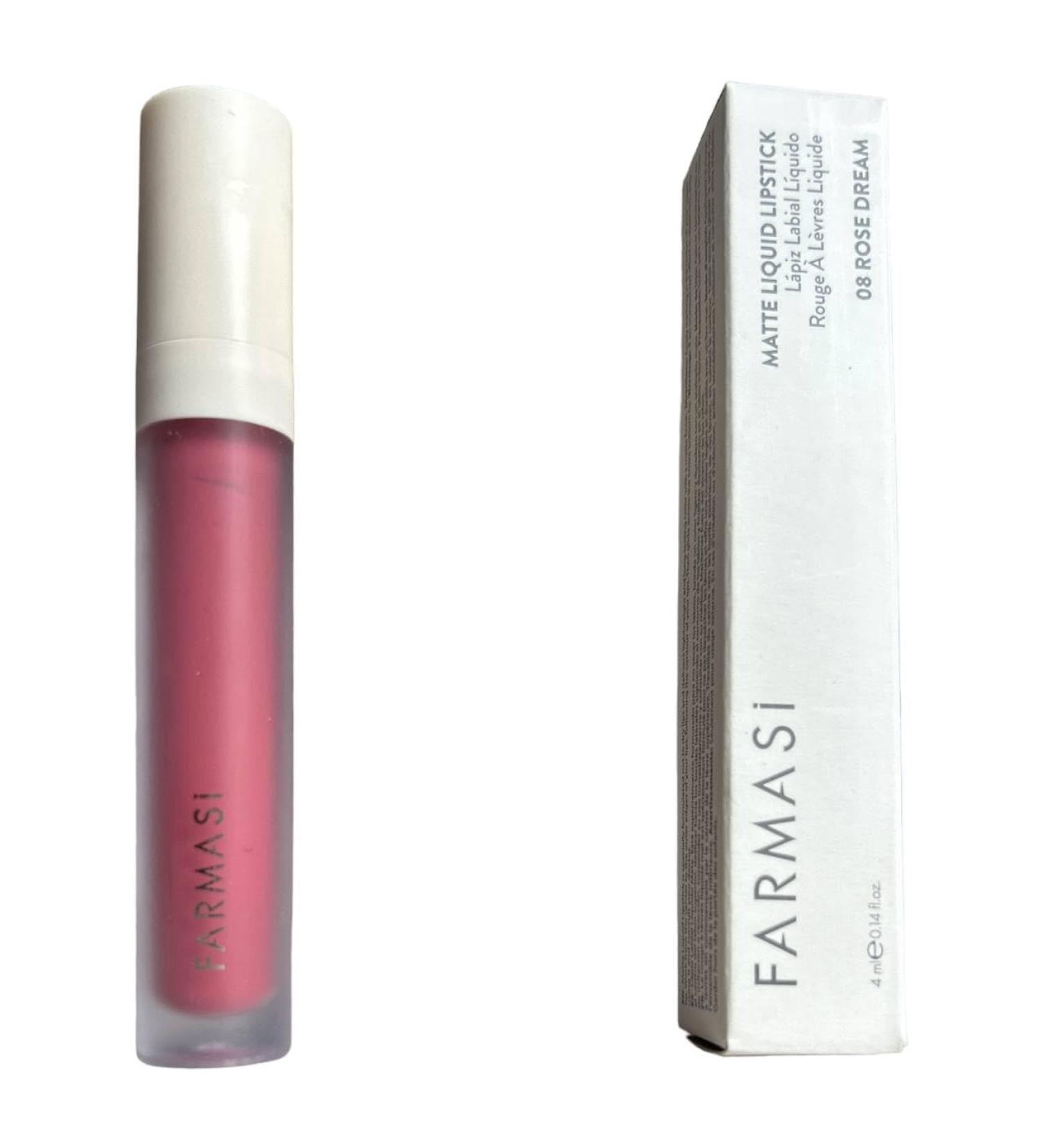  Farmasi FARMASI DREAM 08 Opaque Liquid Lipstick Waterproof Gluten-Free Paraben-Free 0.14 fl. oz / 4 ml - Buy Online on GoSupps.com