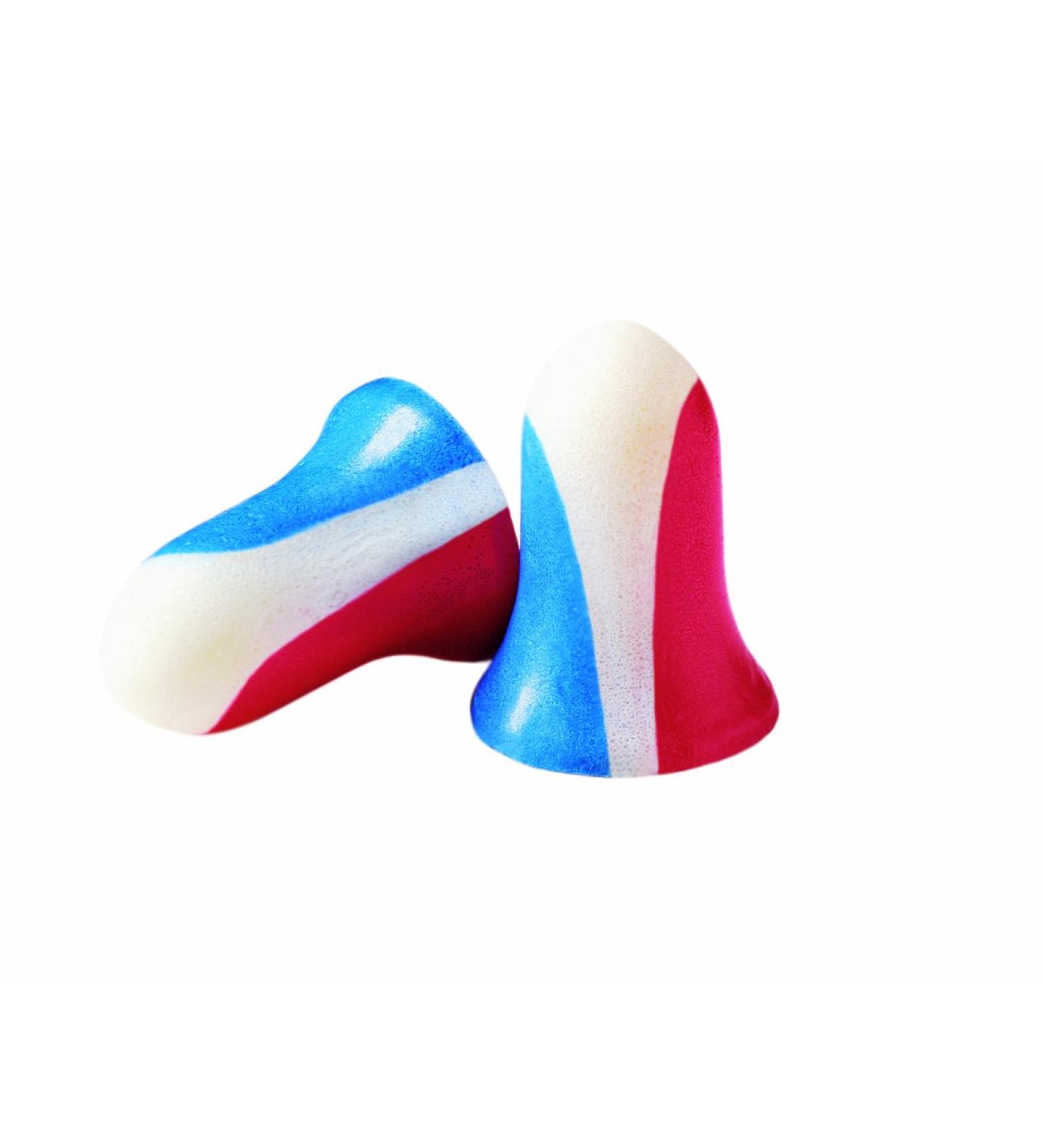 Howard Leight Super Leight USA Disposable Foam Shooting Earplugs - 10 Pairs | Red/White/Blue | International Shipping - Buy Online on GoSupps.com