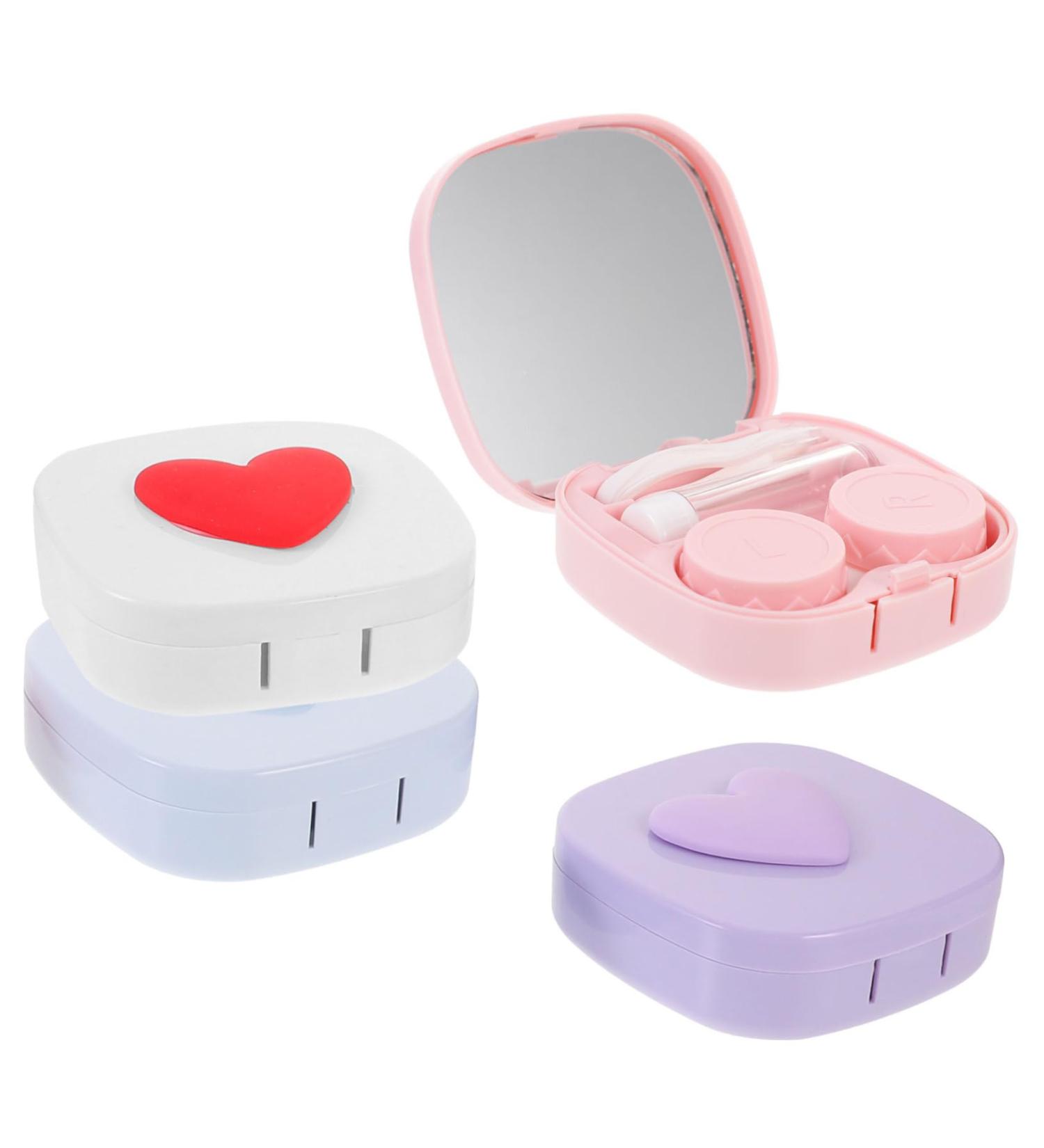 Goohochy Contact Lens Container | Small Cosmetic Clinic Case | Colored Lens Box Set & Removal Tool | Travel-Friendly PP Frame - Buy Online on GoSupps.com