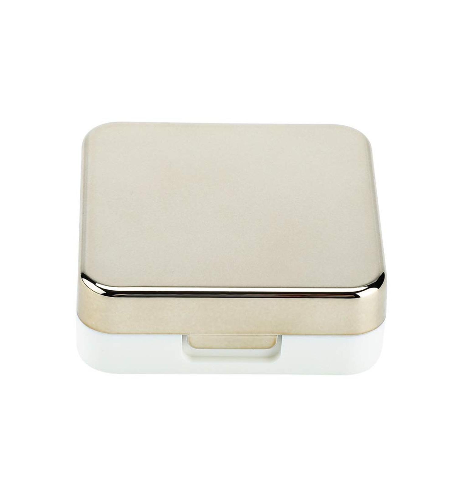 Shop Cute Golden Reflective Contact Lens Case Set - Travel Kit Box for Optimal Eye Care - Buy Online on GoSupps.com