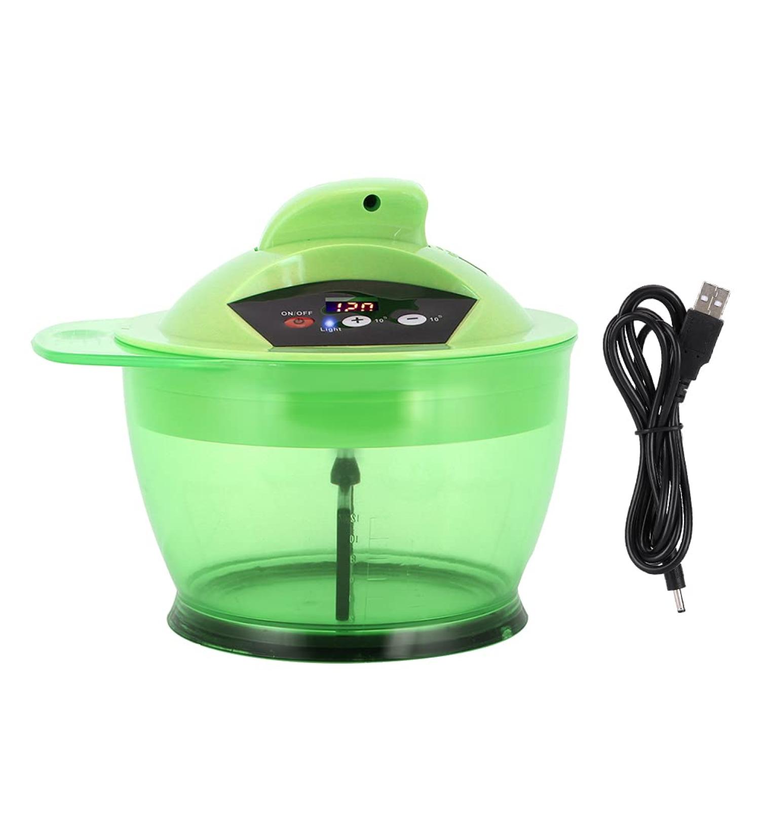 Electric Hair Coloring Bowl Automatic Dyestuff Mixer Dyeing Blender DIY Hair Care Highlighting Tools Kit Hair Dye Cream Mixing Bowl Rechargeable Grinder for Home Barber Salon(Green) - Buy Online on GoSupps.com