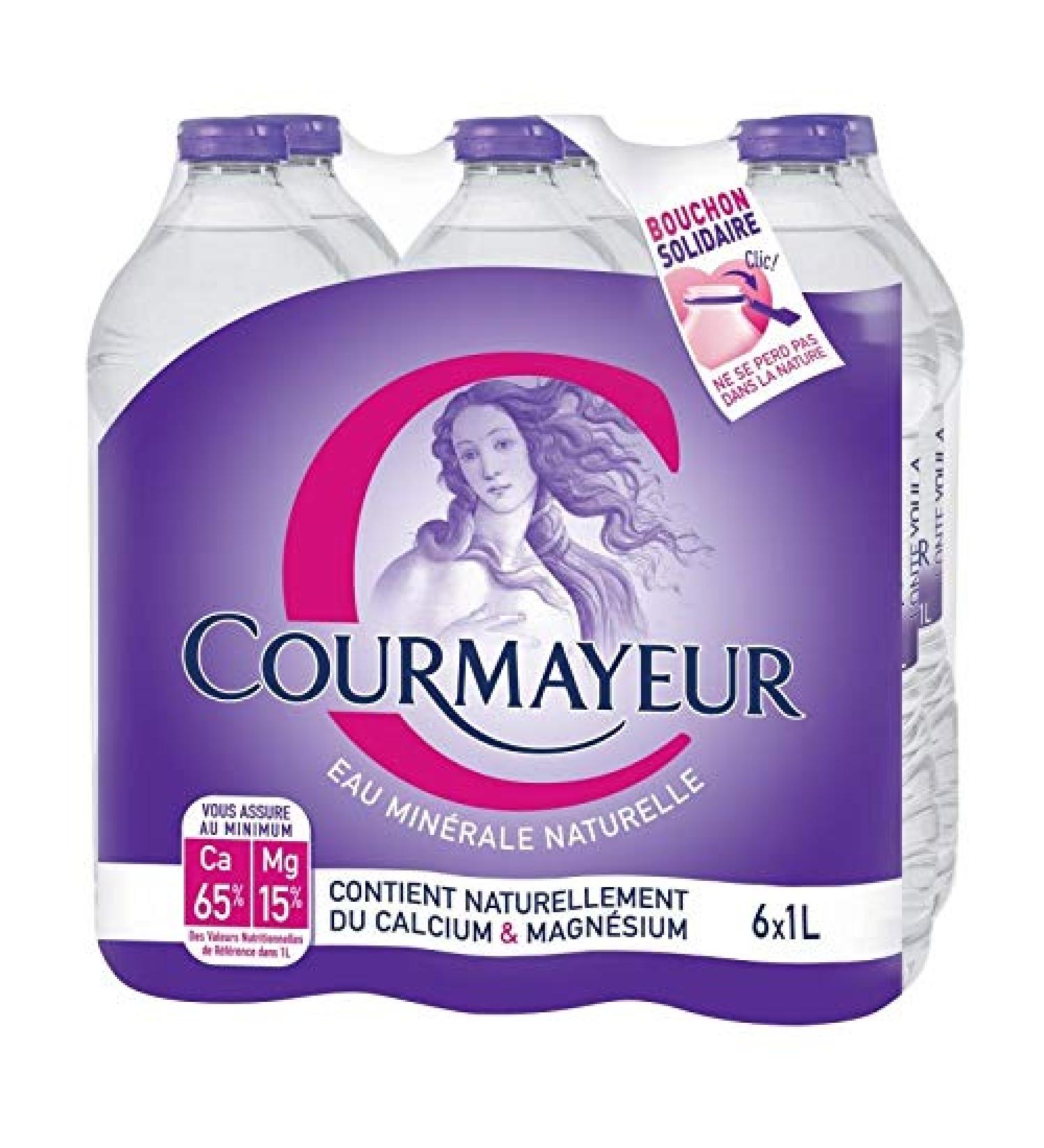 COURMAYEUR|Mineral Water Pack Of 6X1L|(Set Of 1)|Best Deal