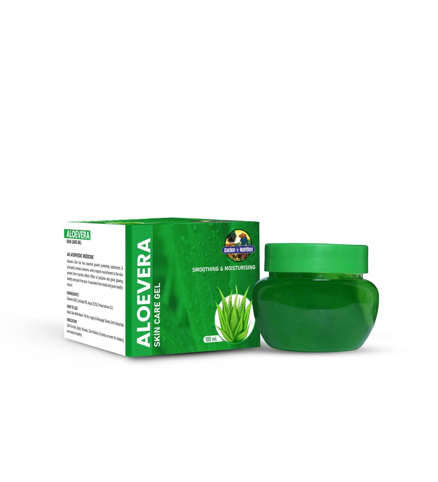 Aloe Vera Skin Gel | Soothing & Hydrating | International Shipping Available - Buy Online on GoSupps.com