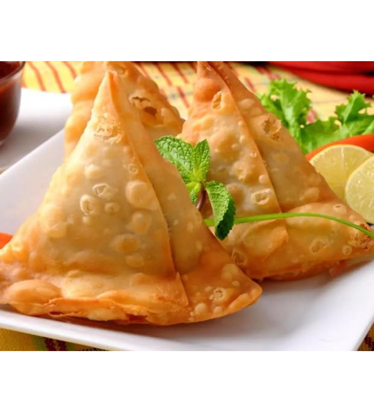 Indian Punjabi Crispy Samosa Vegetarian Half Cooked Samosa 100% Fresh Home Made Snacks x 15 Pcs For Friend & Family For All Occasions Tasty And Twisty Treat Sold By Kidzbuzz - Buy Online on GoSupps.com