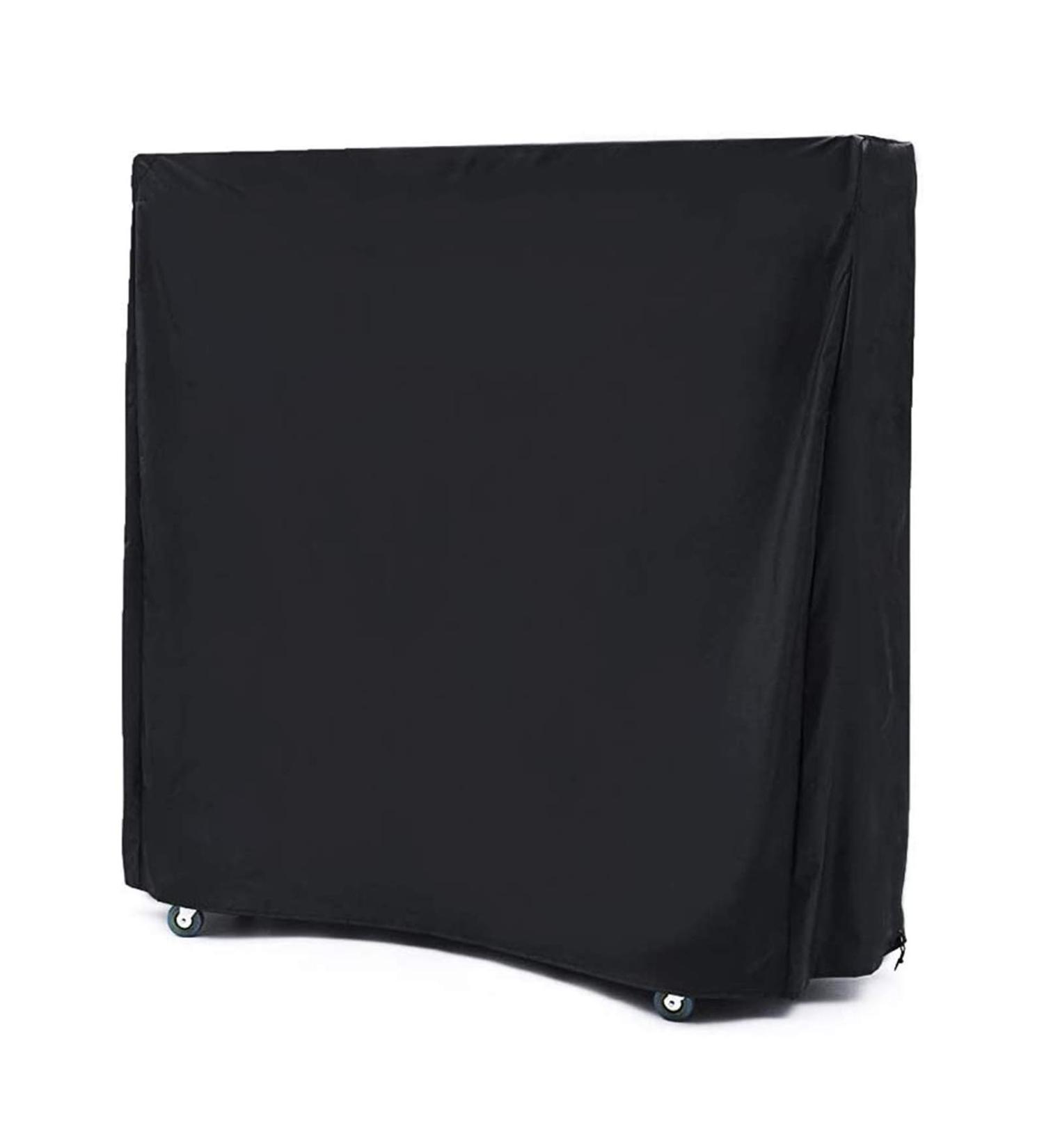 BEILLER Table Tennis Cover - Heavy Duty Waterproof Ping Pong Table Dust Cover - 65'' x 28'' x 73'' - Premium 420D Oxford Fabric - All Weather Protection - Black - Buy Online on GoSupps.com