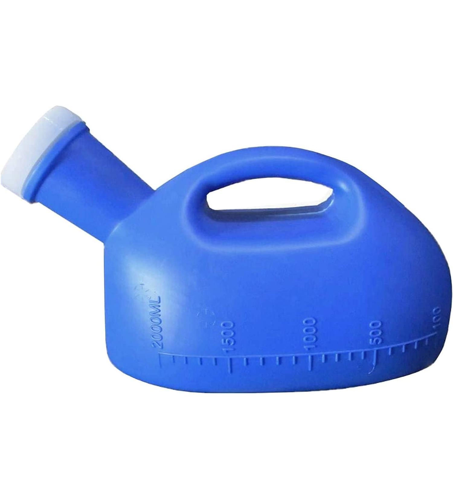 Potty 2000ML Male Urinal Portable Mens Potty Pee Bottle Collector Travel Toilet - Buy Online on GoSupps.com