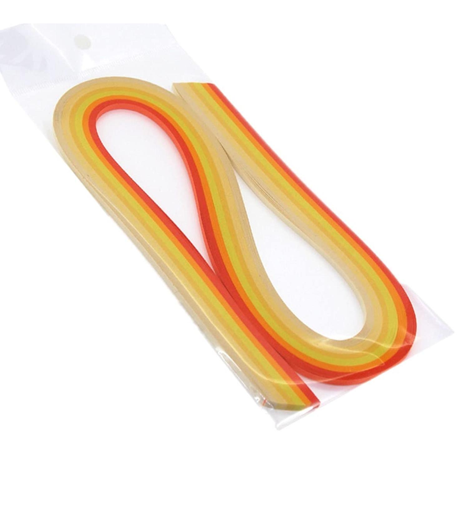 ODETOJOY Yellow Quilling Paper Gradient Strips 5MM - 120pcs, 21inch Length - Buy Online on GoSupps.com