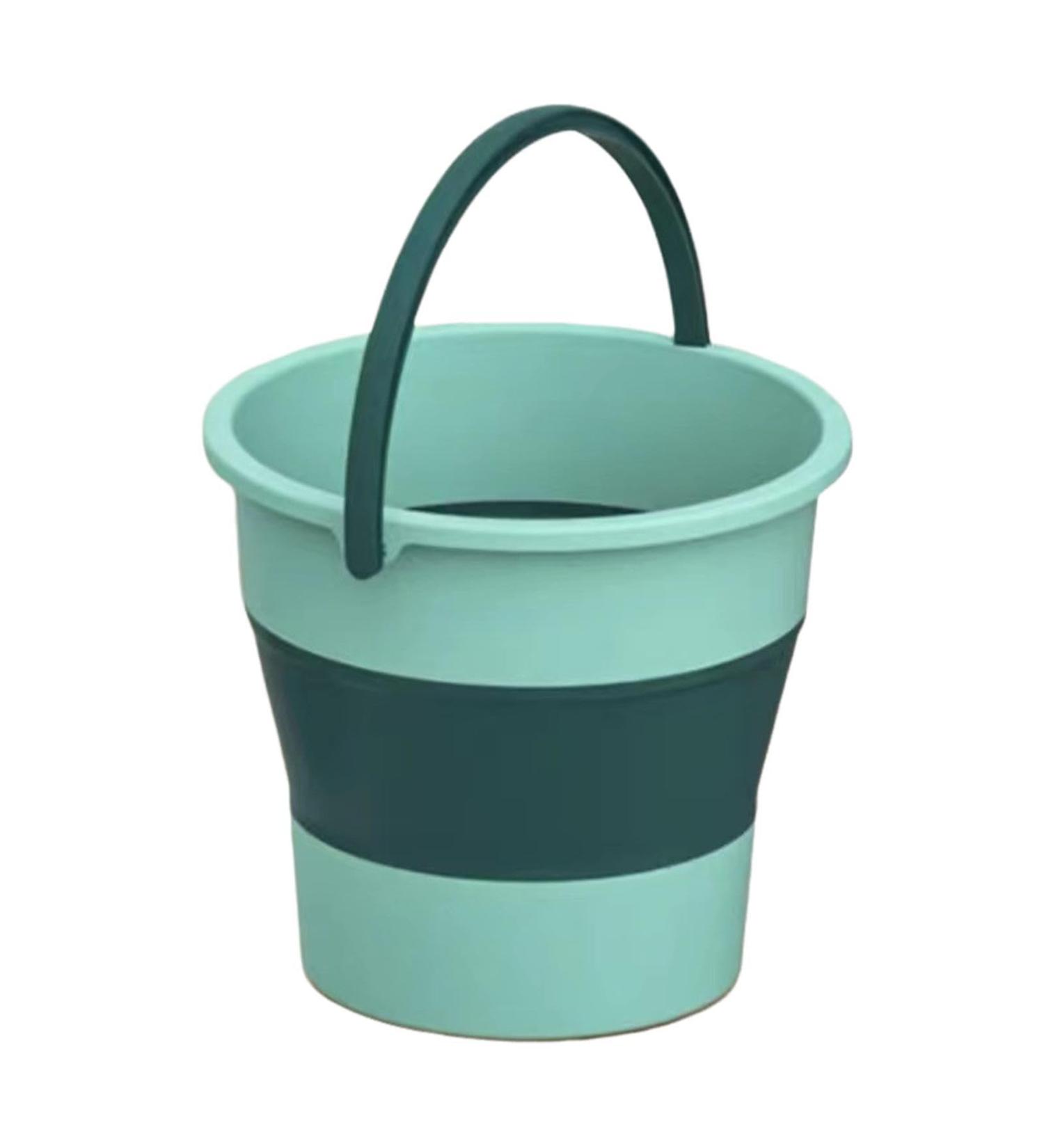 Sand Buckets Portable Folding Bucket with Sturdy Handle Foldable Sand Bucket Folding Silicone Bucket Portable Folding Bucket with Sturdy Handle Camping Bucket Foldable Bucket for Car small) Green - Buy Online on GoSupps.com