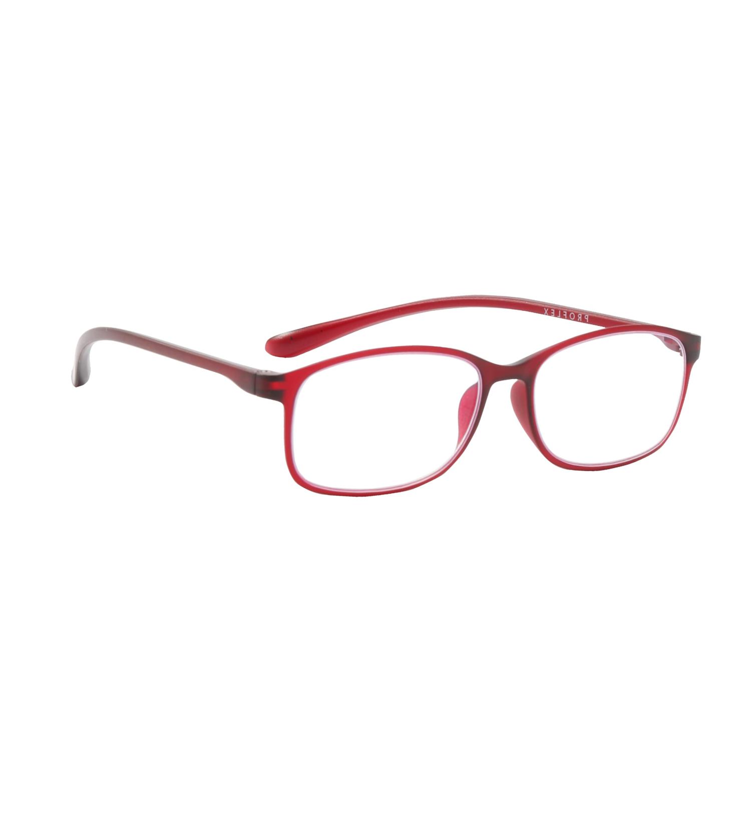 PROFLEX BluOptix Blue Light Blocking Lightweight Flexible Reading Glasses +0.0 to +4.0 Dioptres Red 2.0 for Men and Women - Buy Online on GoSupps.com