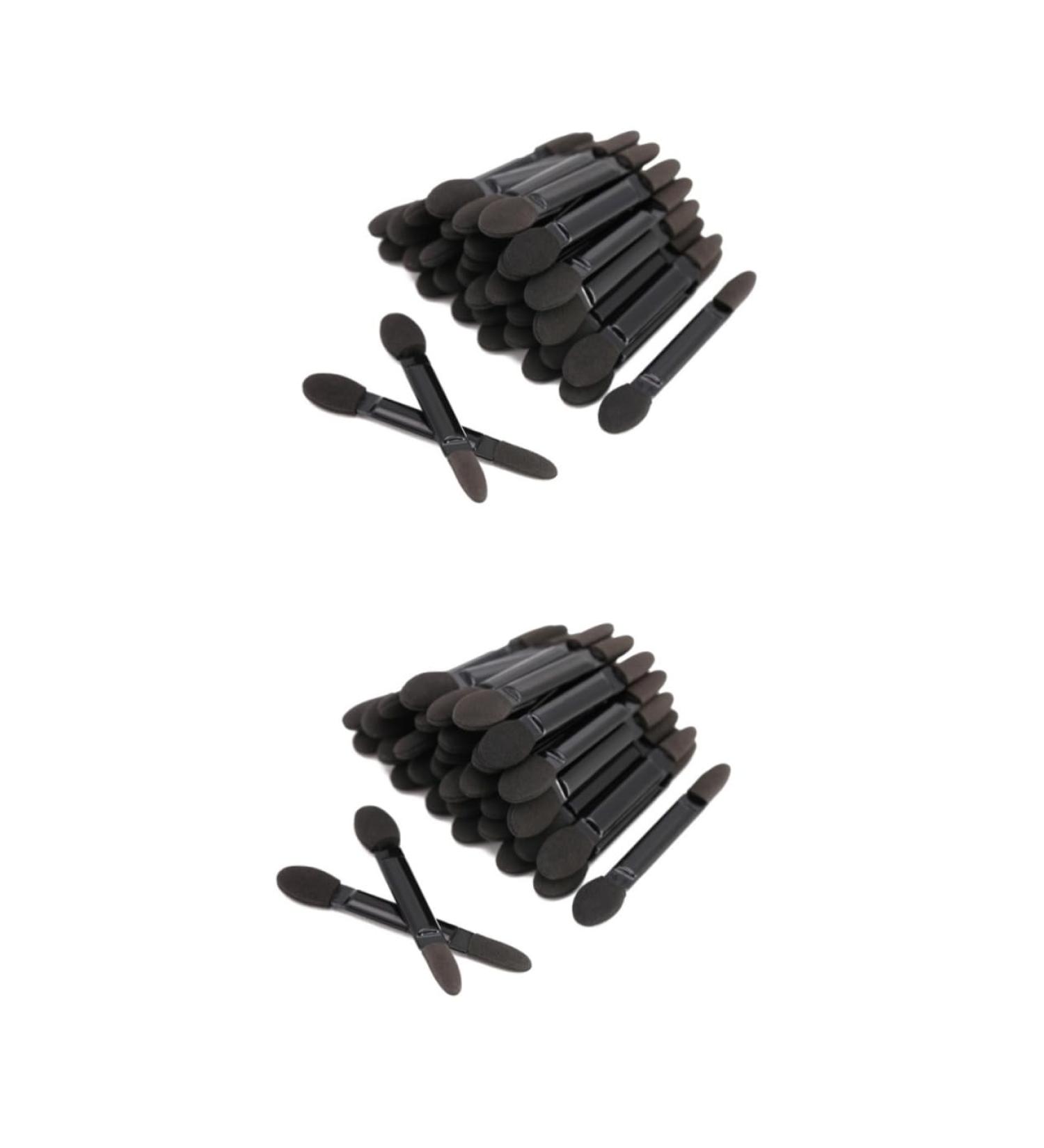 POPETPOP 200 Pcs Black Eyeshadow Makeup Brush Disposable Lip Makeup Eyeshadow Brush Set Double Head Miss - Buy Online on GoSupps.com