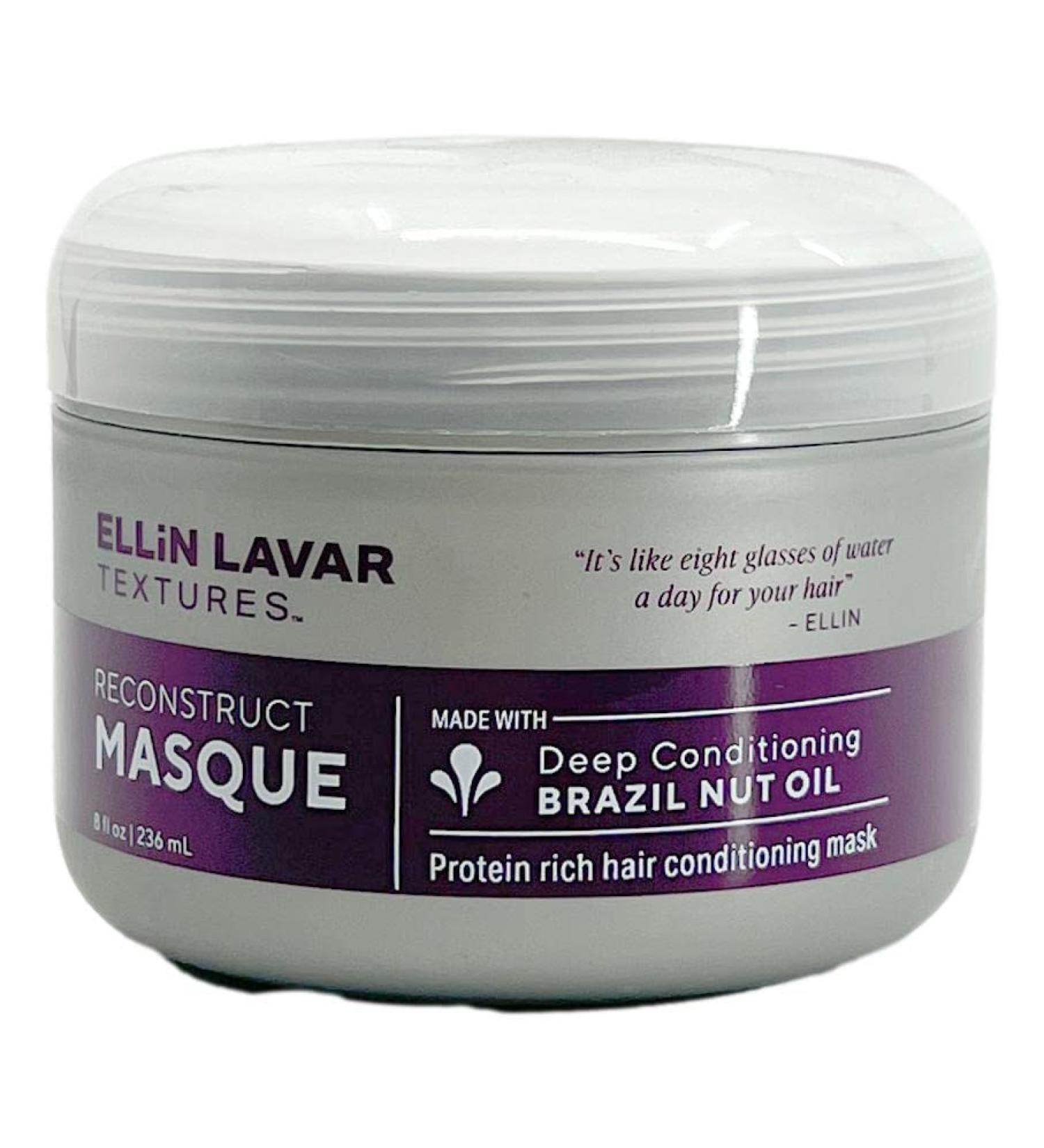 ReconstructMasque Hair Mask with Brazil Nut Oil - Protein-Rich Moisture & Hair Growth - Deep Conditioning for Dry & Damaged Hair (8 oz - Buy Online on GoSupps.com