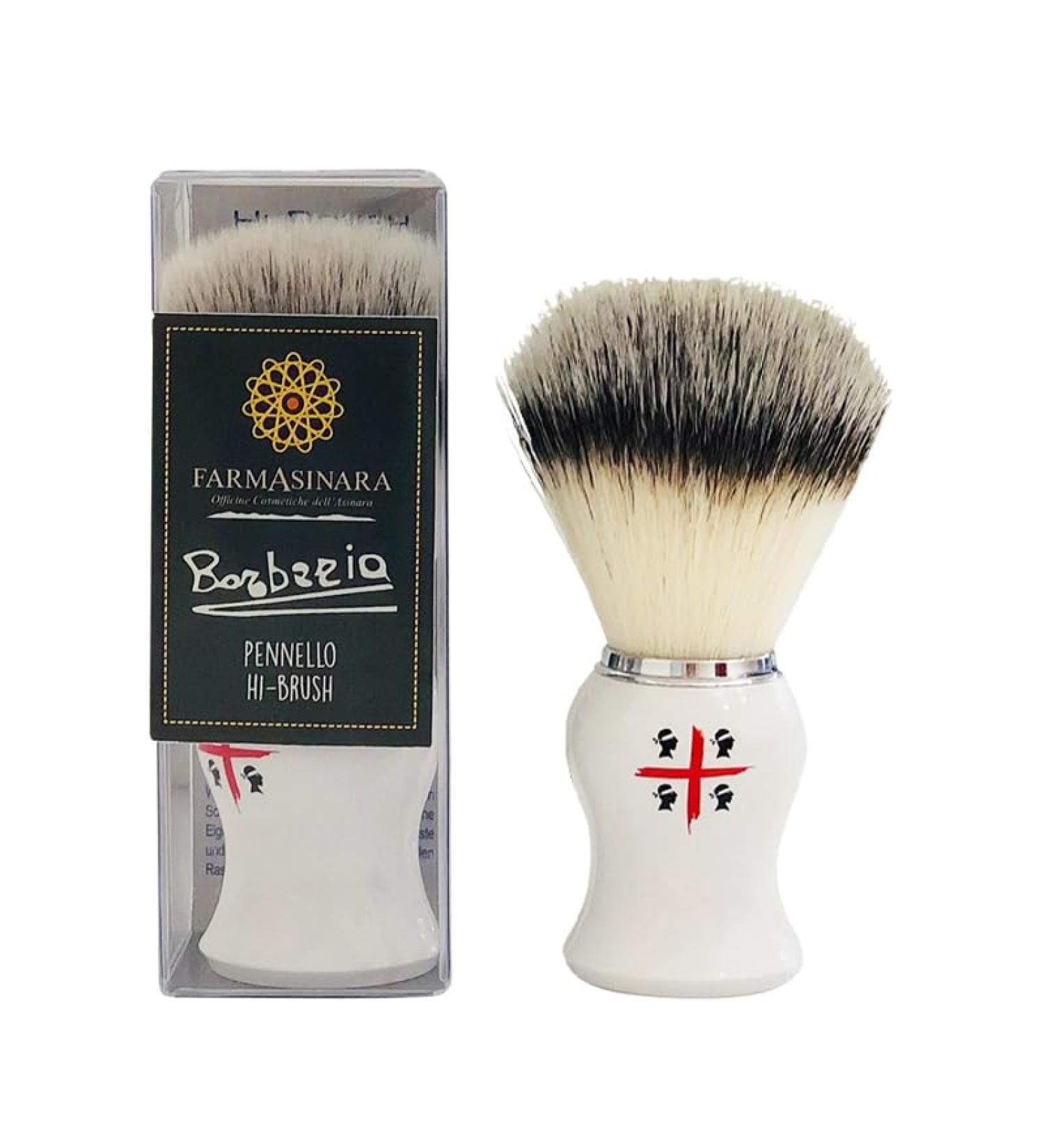 Omega Hi-Brush 4 Mori Professional Shaving Brush Set for Men | Sardinia Asinara Beard Brush - International Shipping Available - Buy Online on GoSupps.com